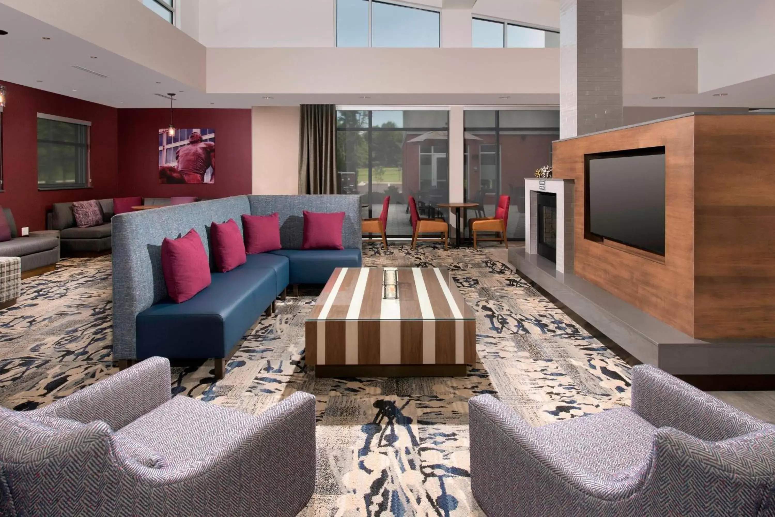 Lobby or reception, Lounge/Bar in Residence Inn by Marriott Baltimore Owings Mills