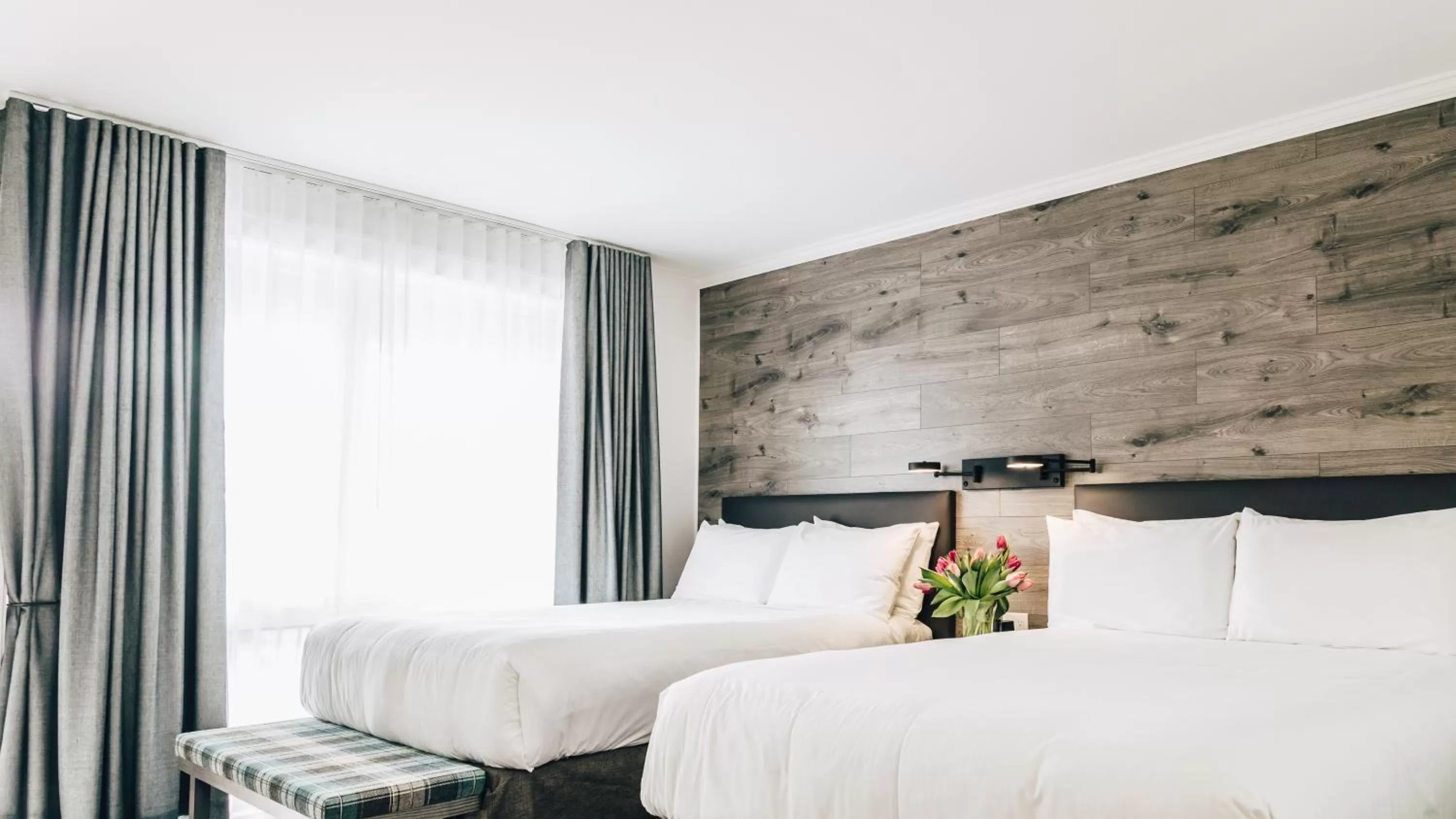 Bed in The Hotel on Pownal