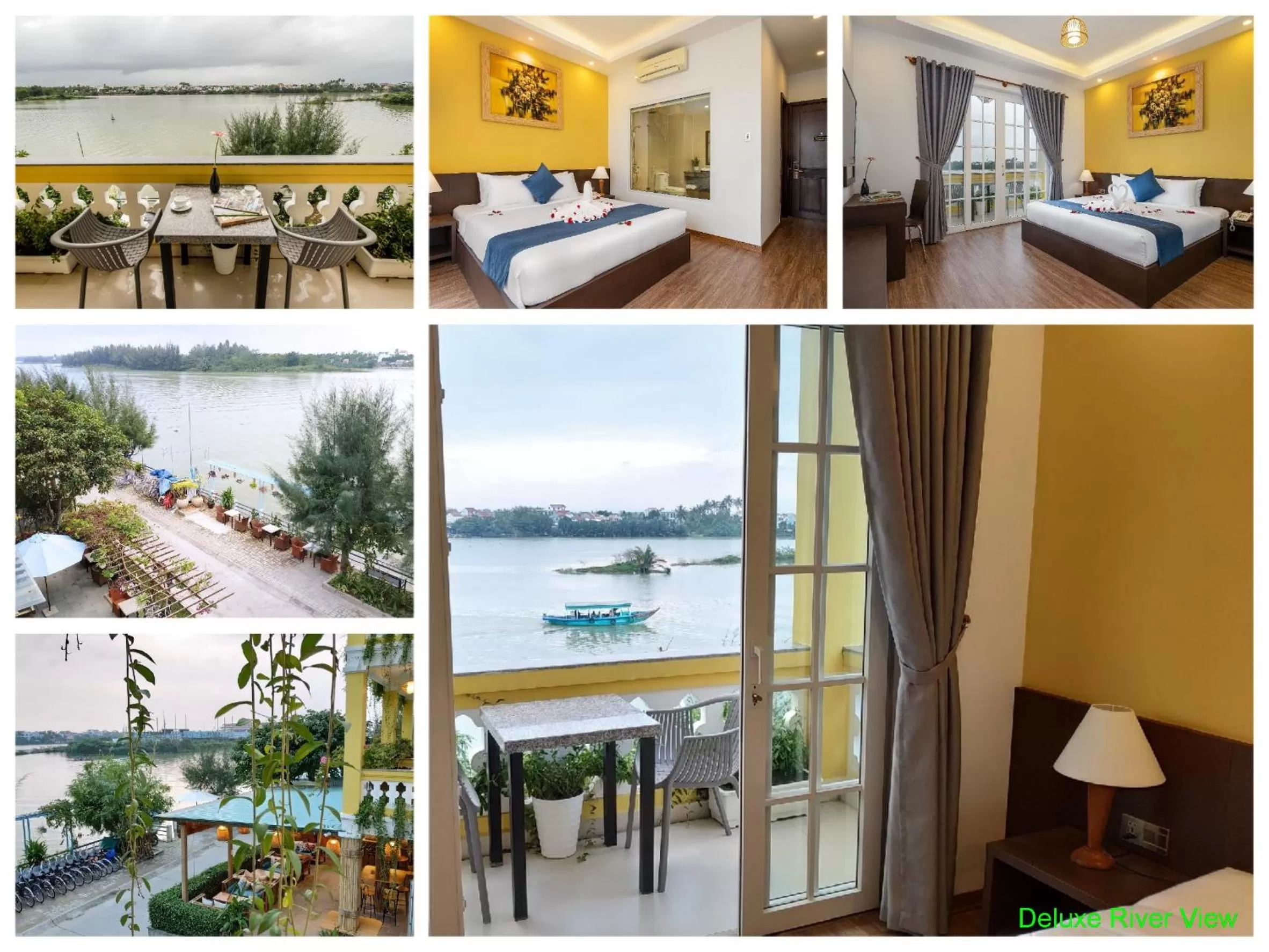 Balcony/Terrace in TRIPLE Riverside Villa Hotel HoiAn