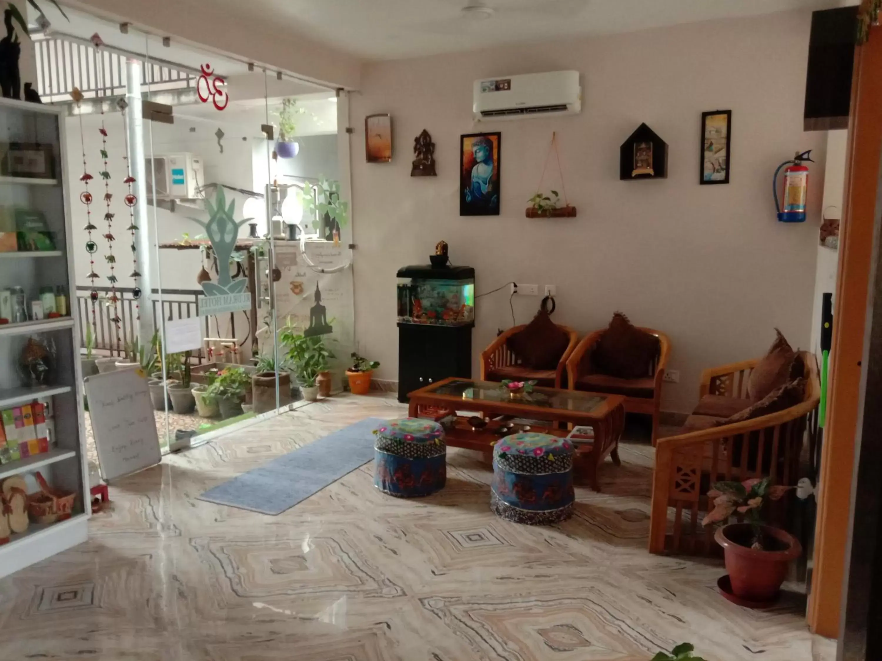 Lobby or reception in Rudram Hotel Yoga & Ayurveda Retreat Lobby or reception in Rudram Hotel Yoga & Ayurveda Retreat