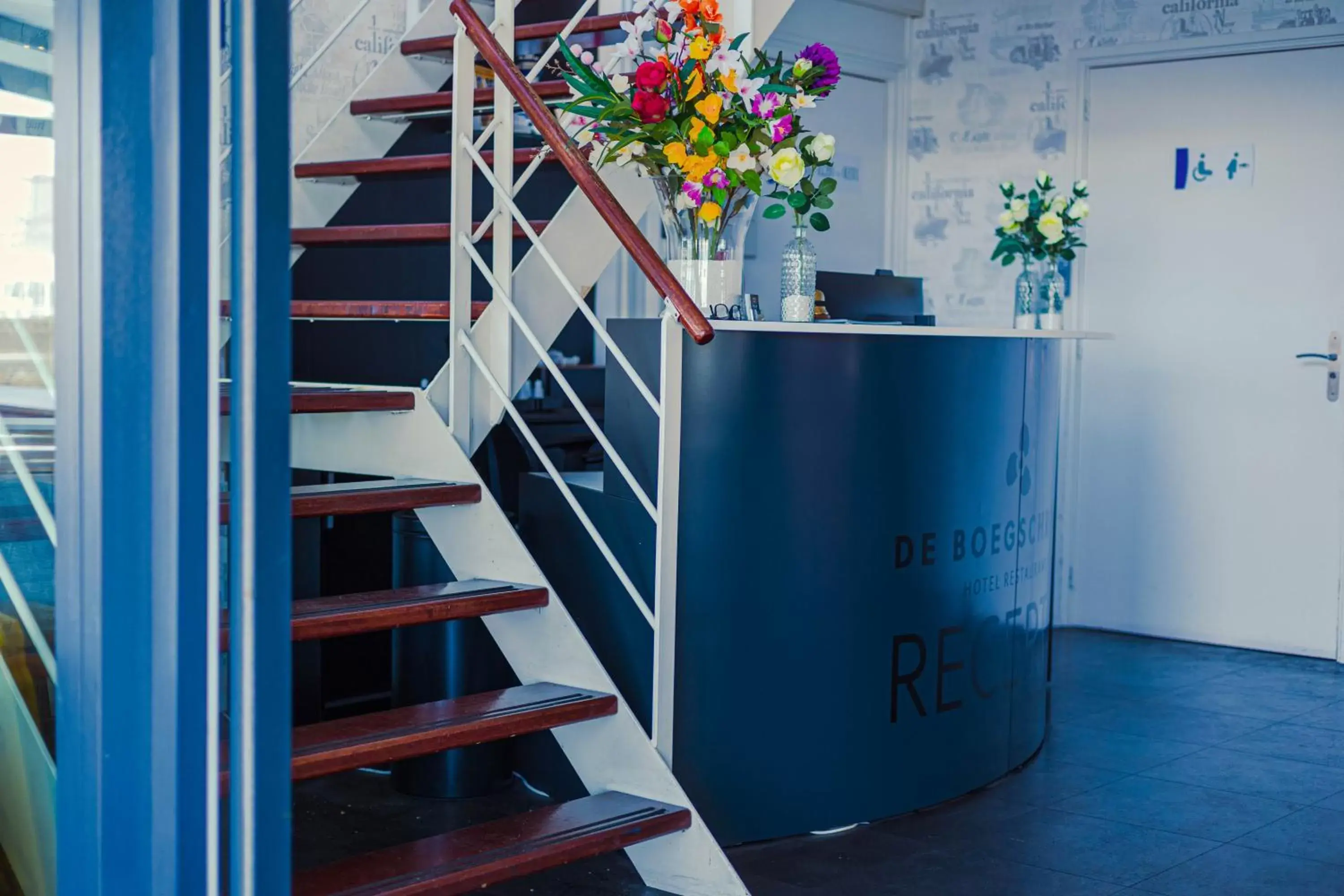 Lobby or reception in Hotel de Boegschroef