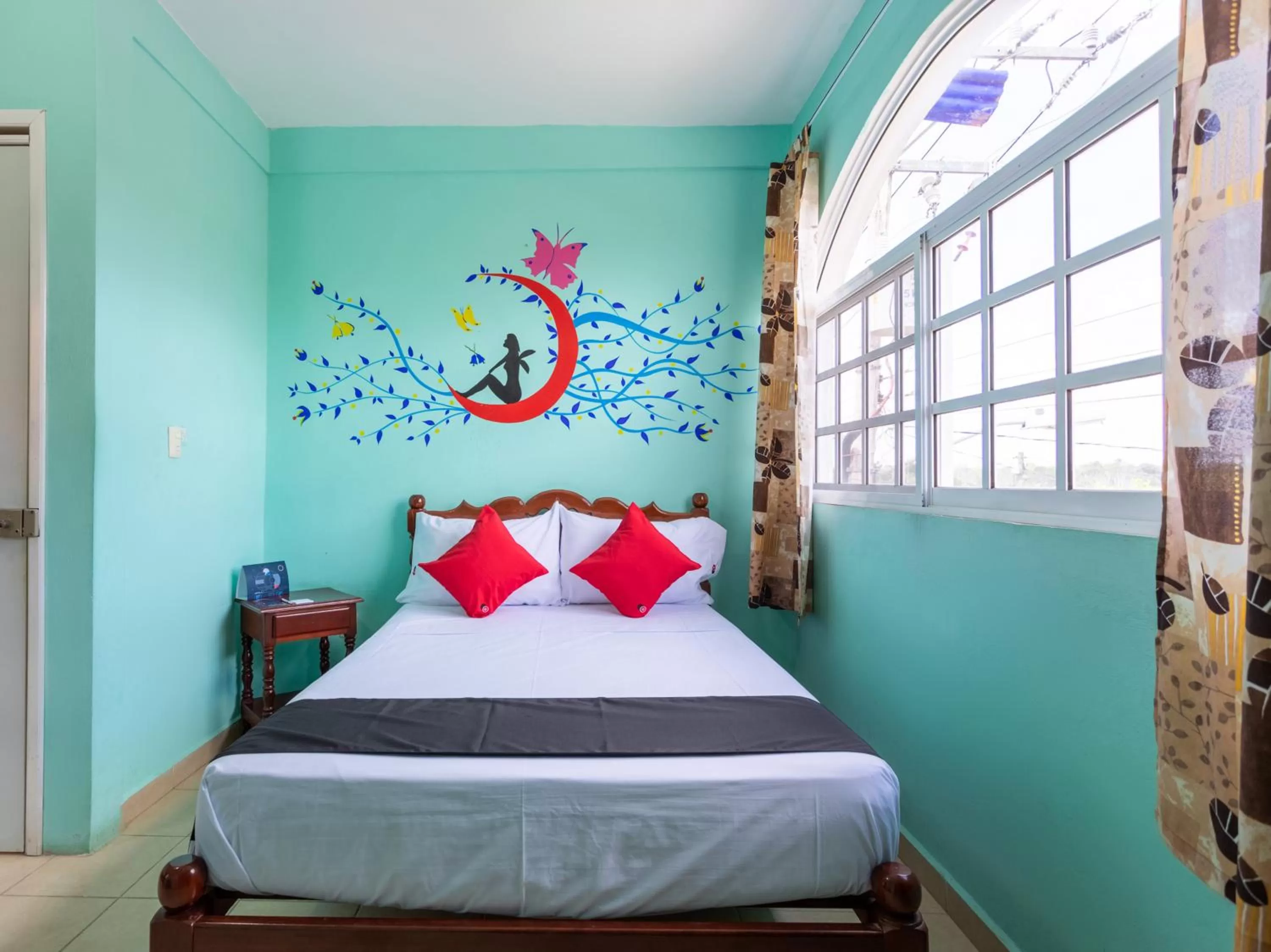 Bedroom, Bed in Hotel Hacienda Bacalar