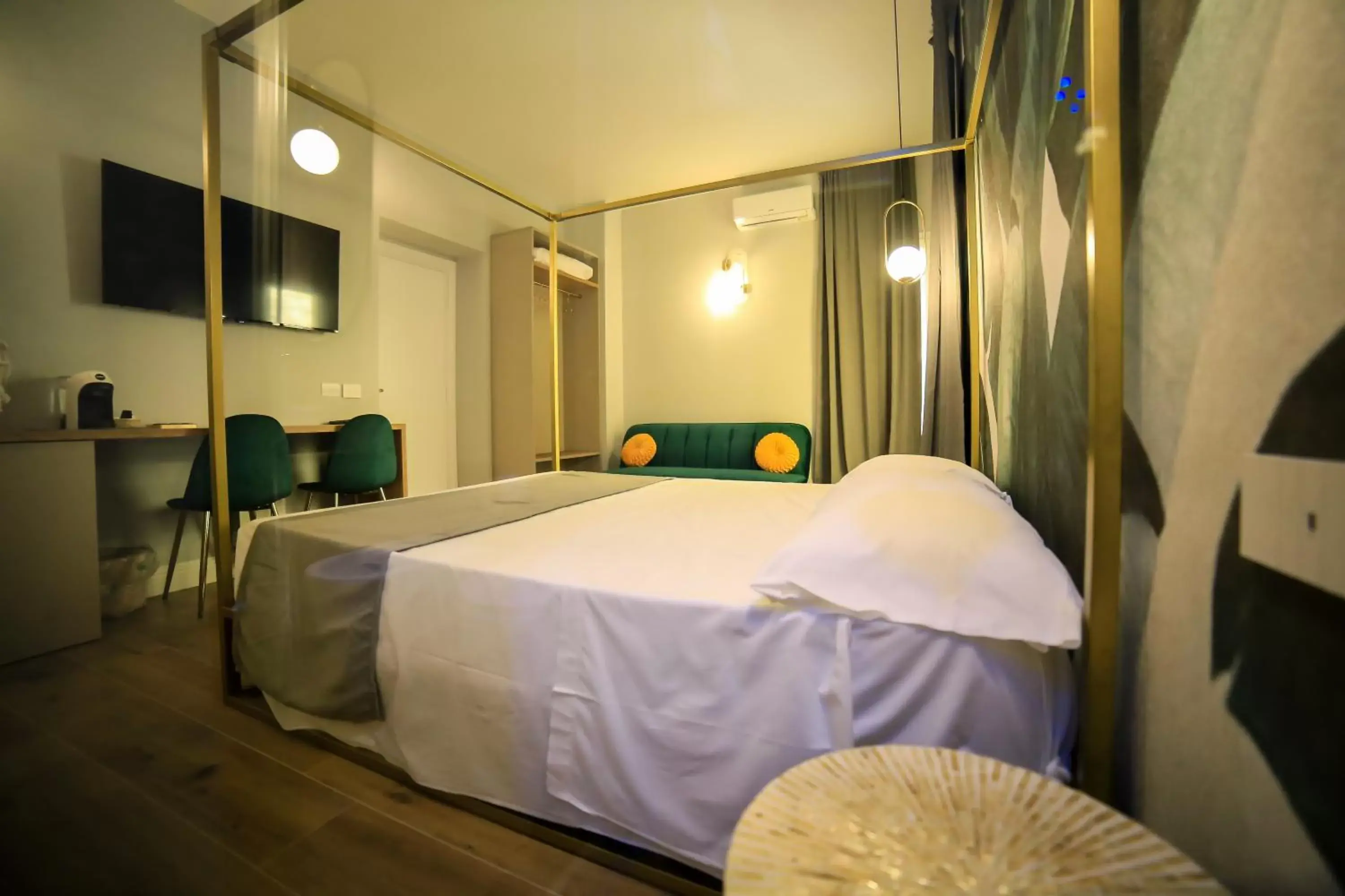 Bed in Krysos Luxury Rooms