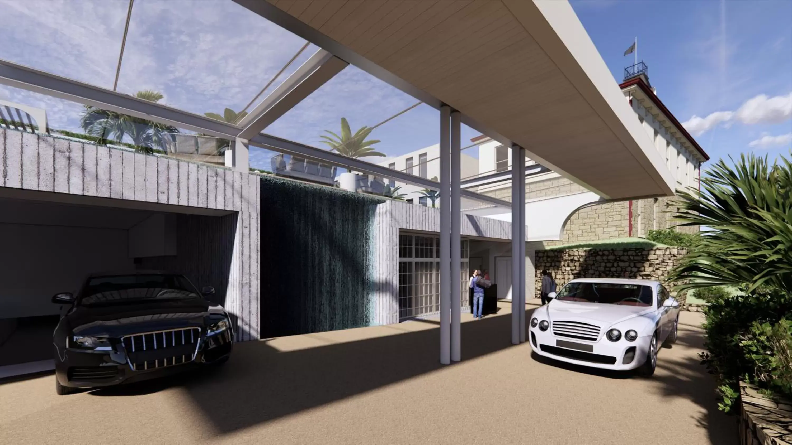 Facade/entrance in InterContinental Sorrento Mornington Peninsula Facade/entrance in InterContinental Sorrento Mornington Peninsula