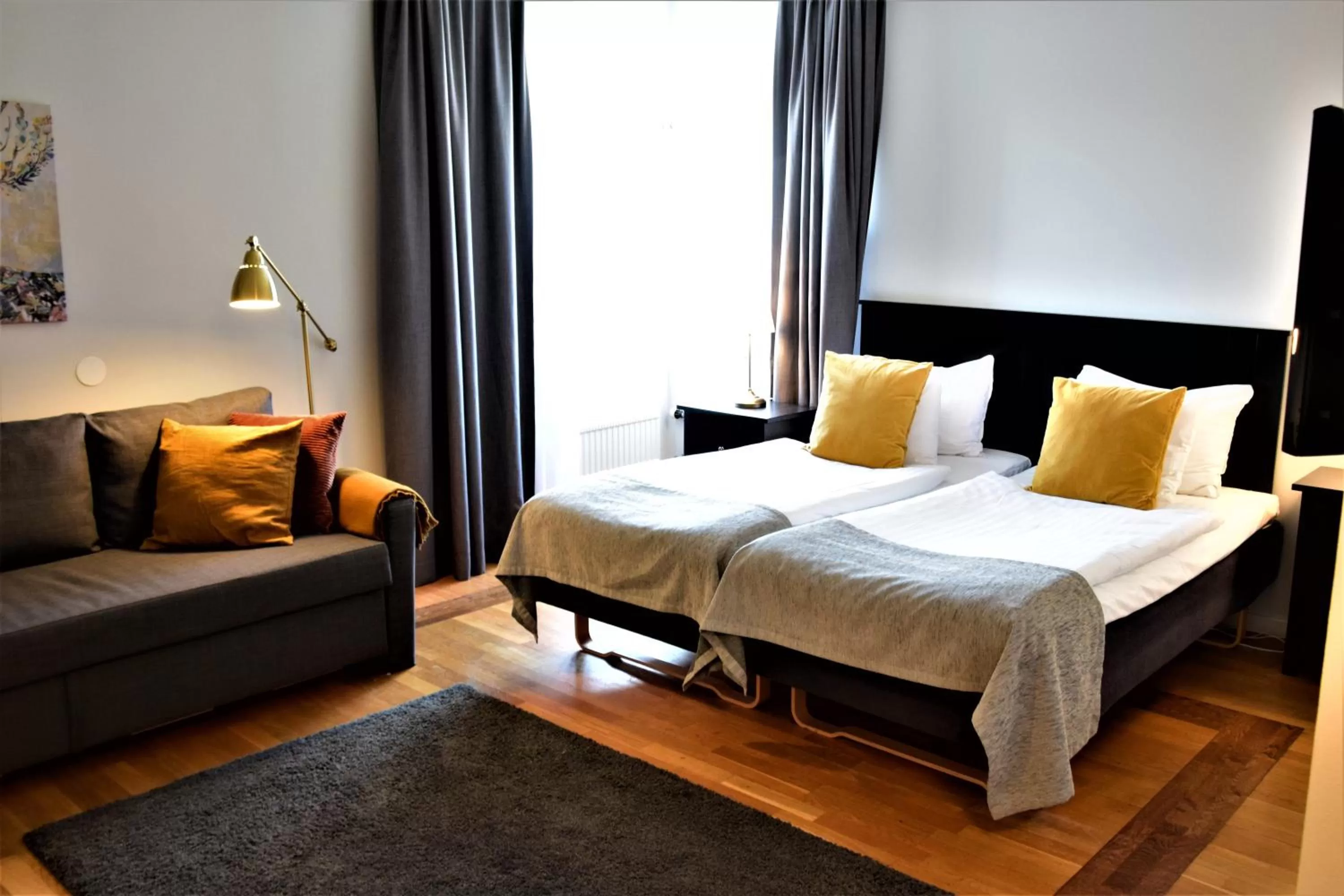 Bed in Hotell Erikslund