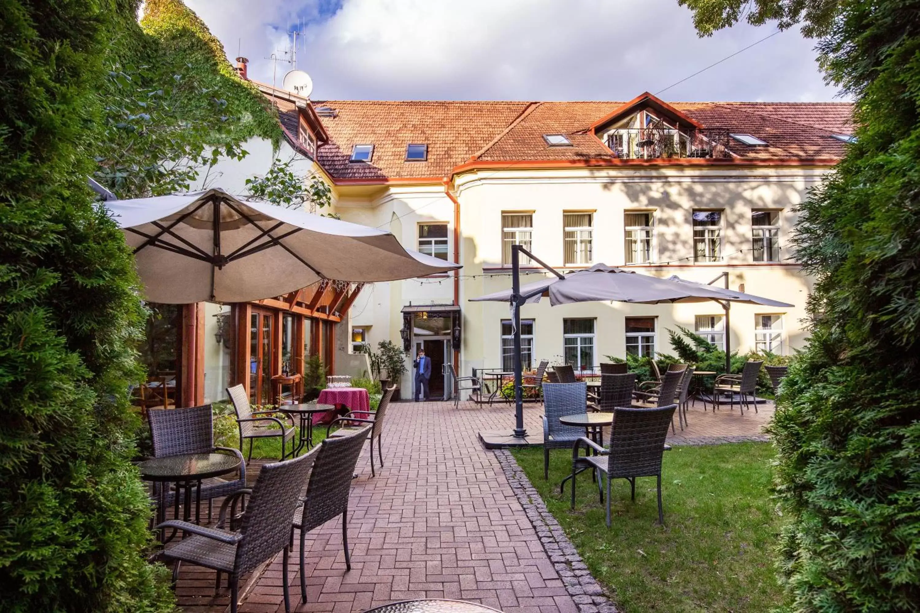 Garden, Property Building in Grotthuss Boutique Hotel Vilnius