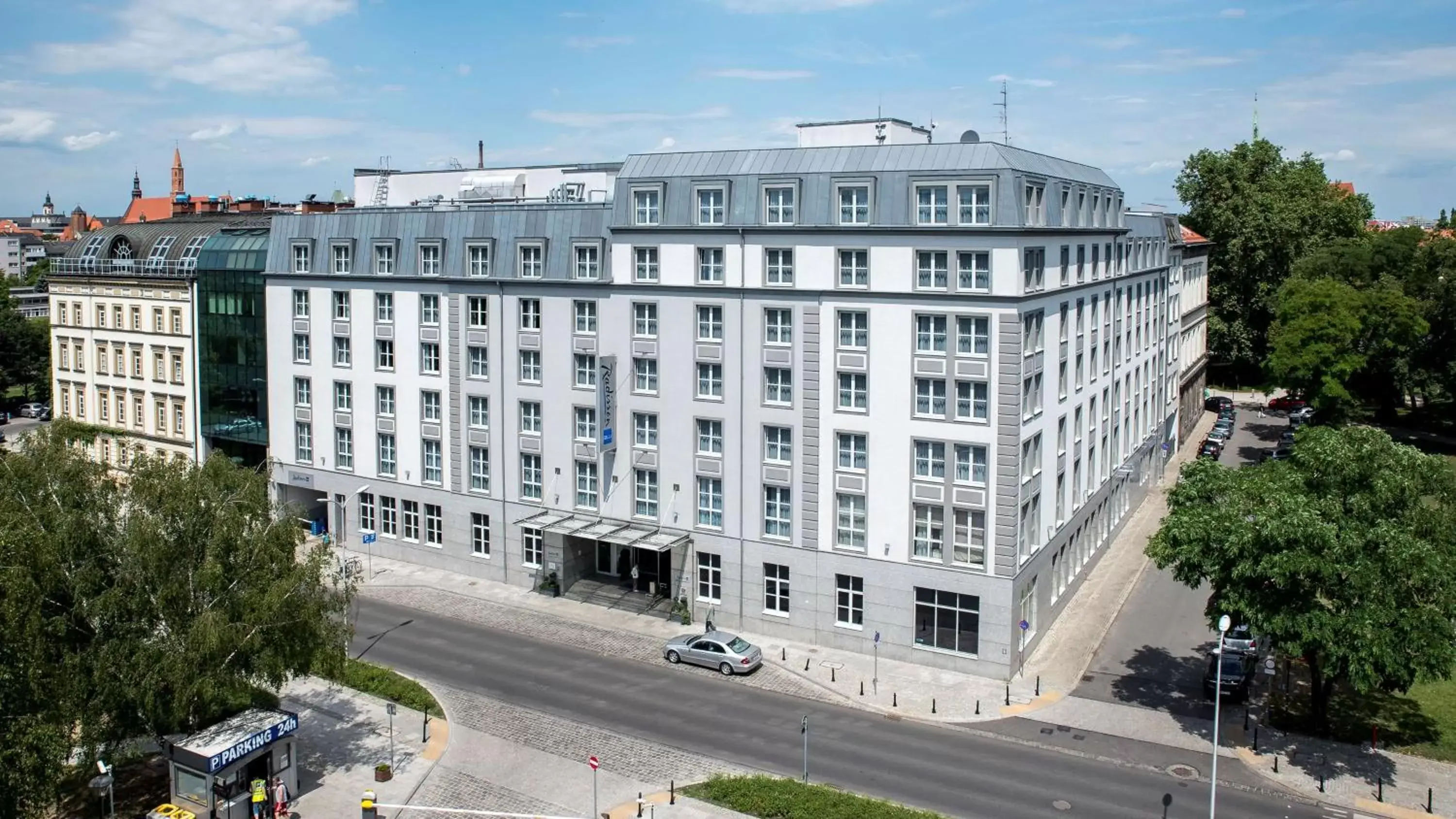 Property building in Radisson Blu Hotel Wroclaw