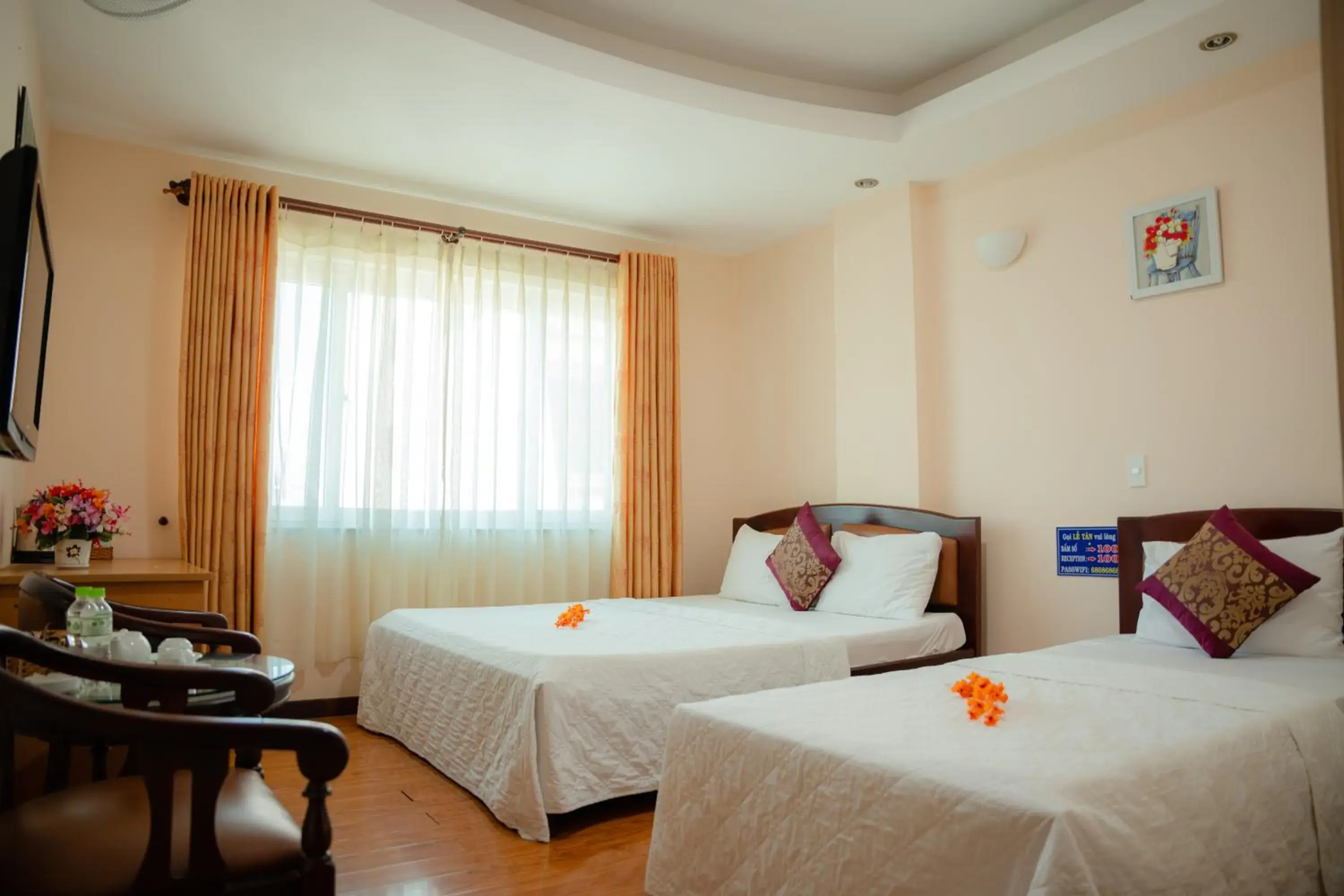 Bedroom, Bed in Duc Minh Saigon Airport Hotel Bedroom, Bed in Duc Minh Saigon Airport Hotel