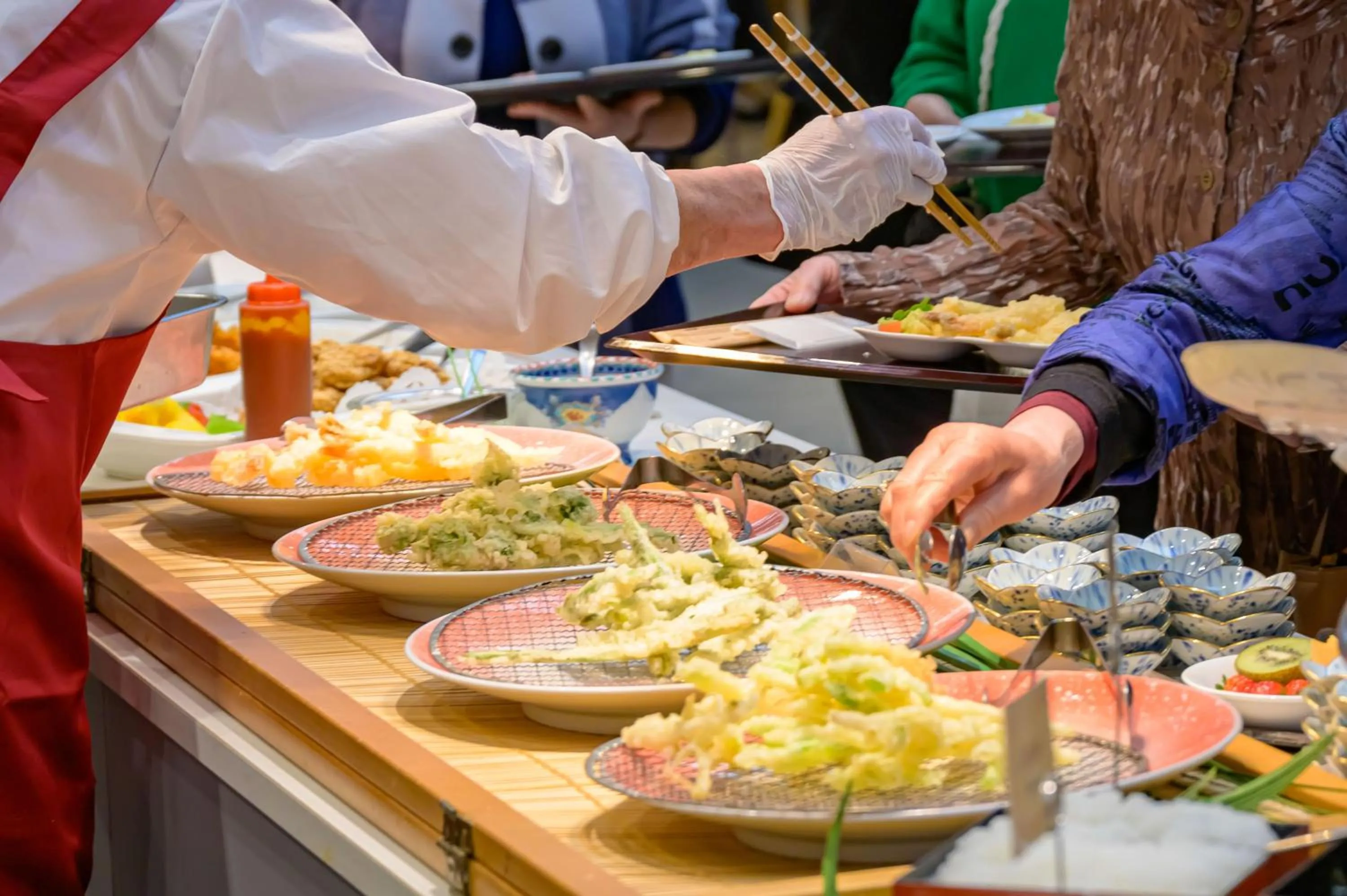Food and drinks in Senkeien Tsukioka Hotel