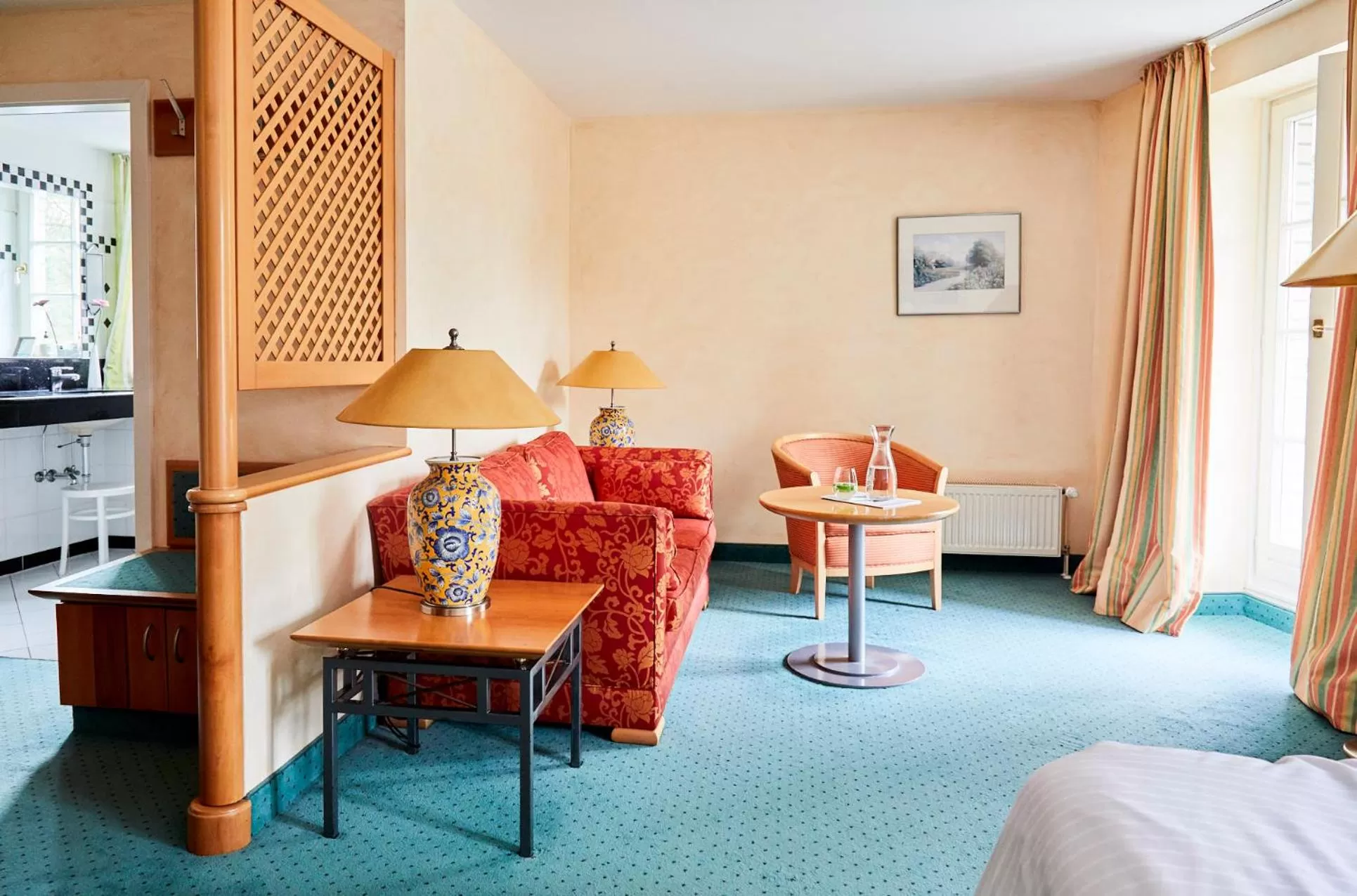 Photo of the whole room, Bed in Hotel Landhaus an de Dün