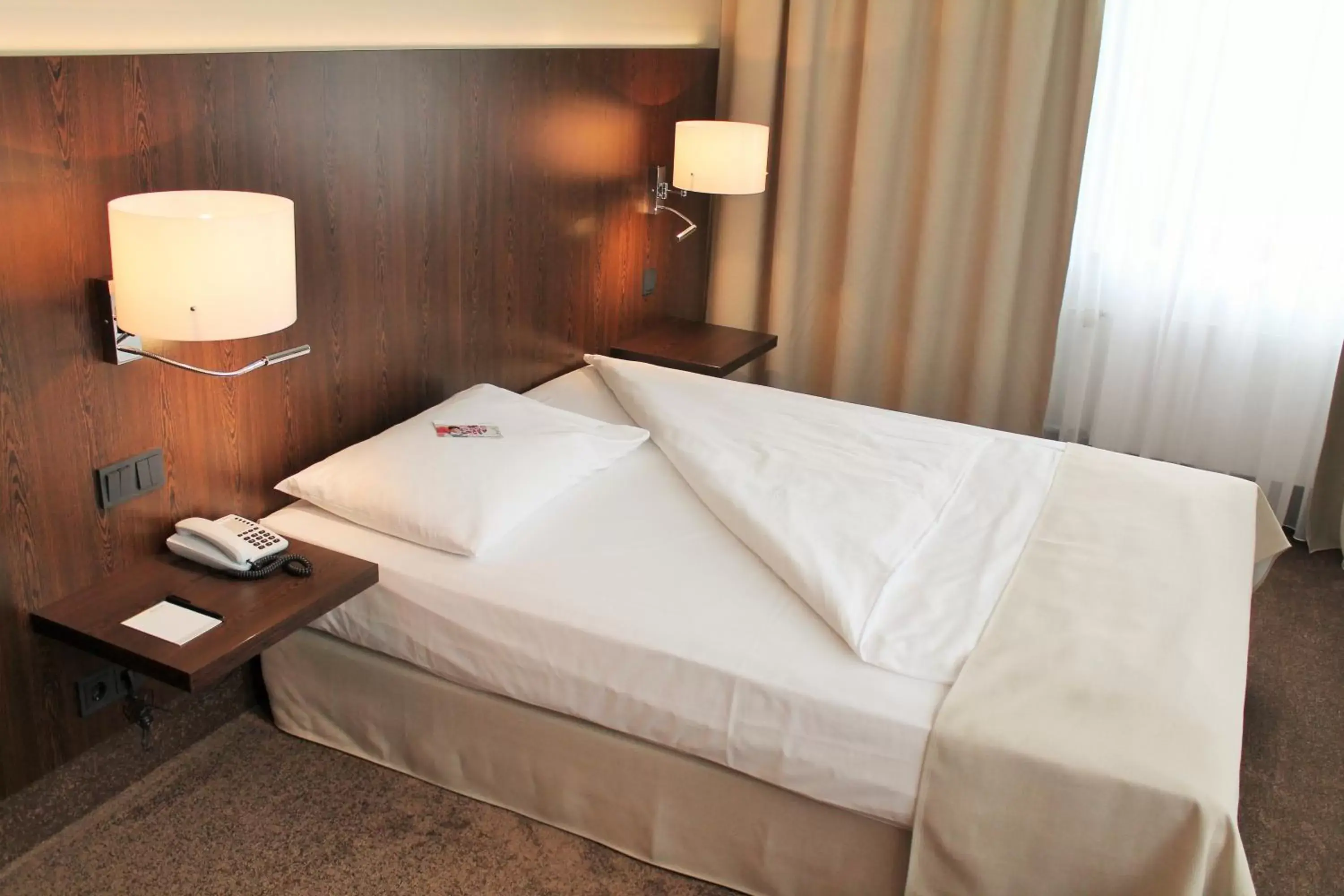 Bed in relexa hotel Airport Düsseldorf/Ratingen Bed in relexa hotel Airport Düsseldorf/Ratingen