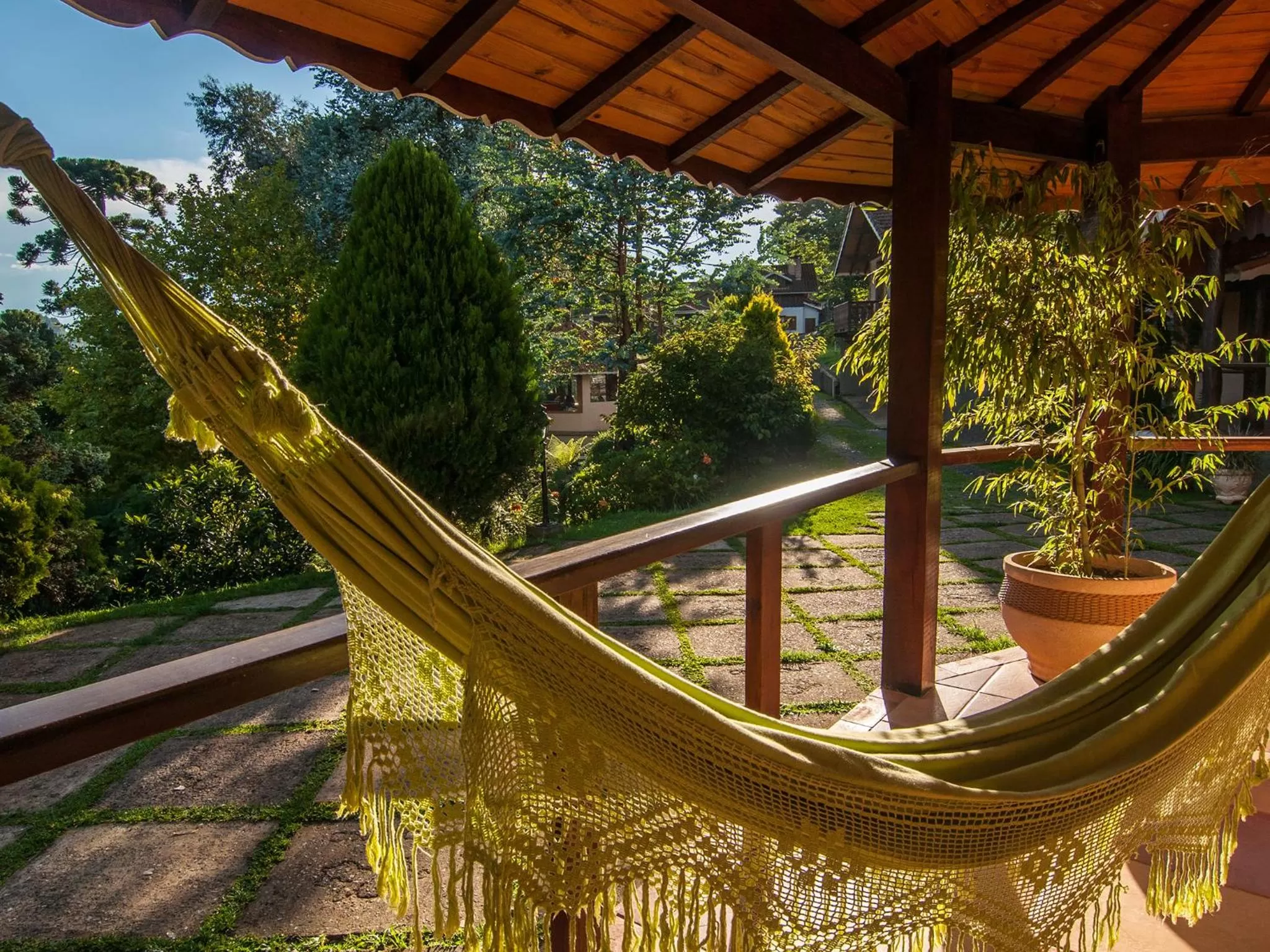 Balcony/Terrace in Pousada Ricanto Amore Mio