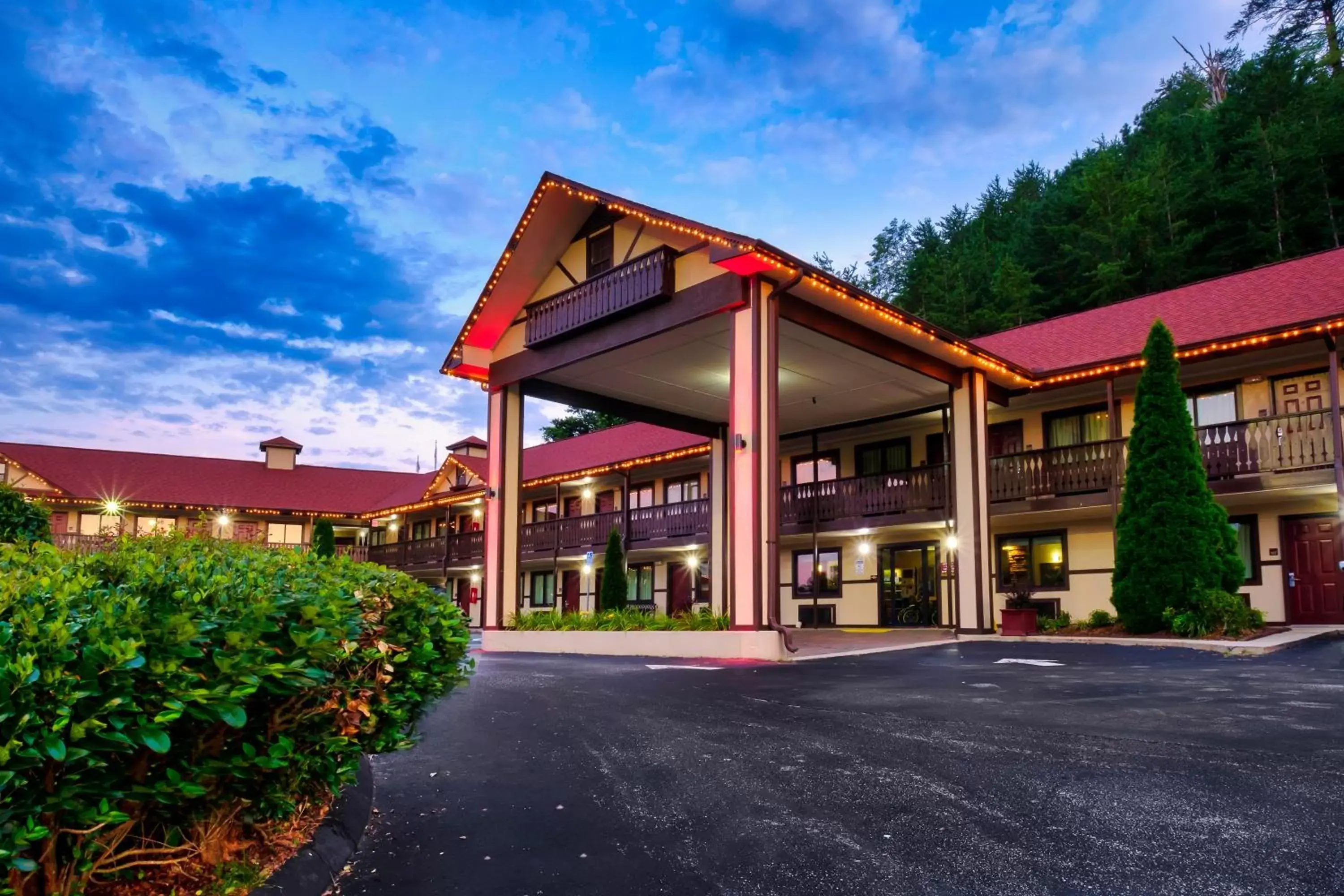 Property building in Red Roof Inn Helen