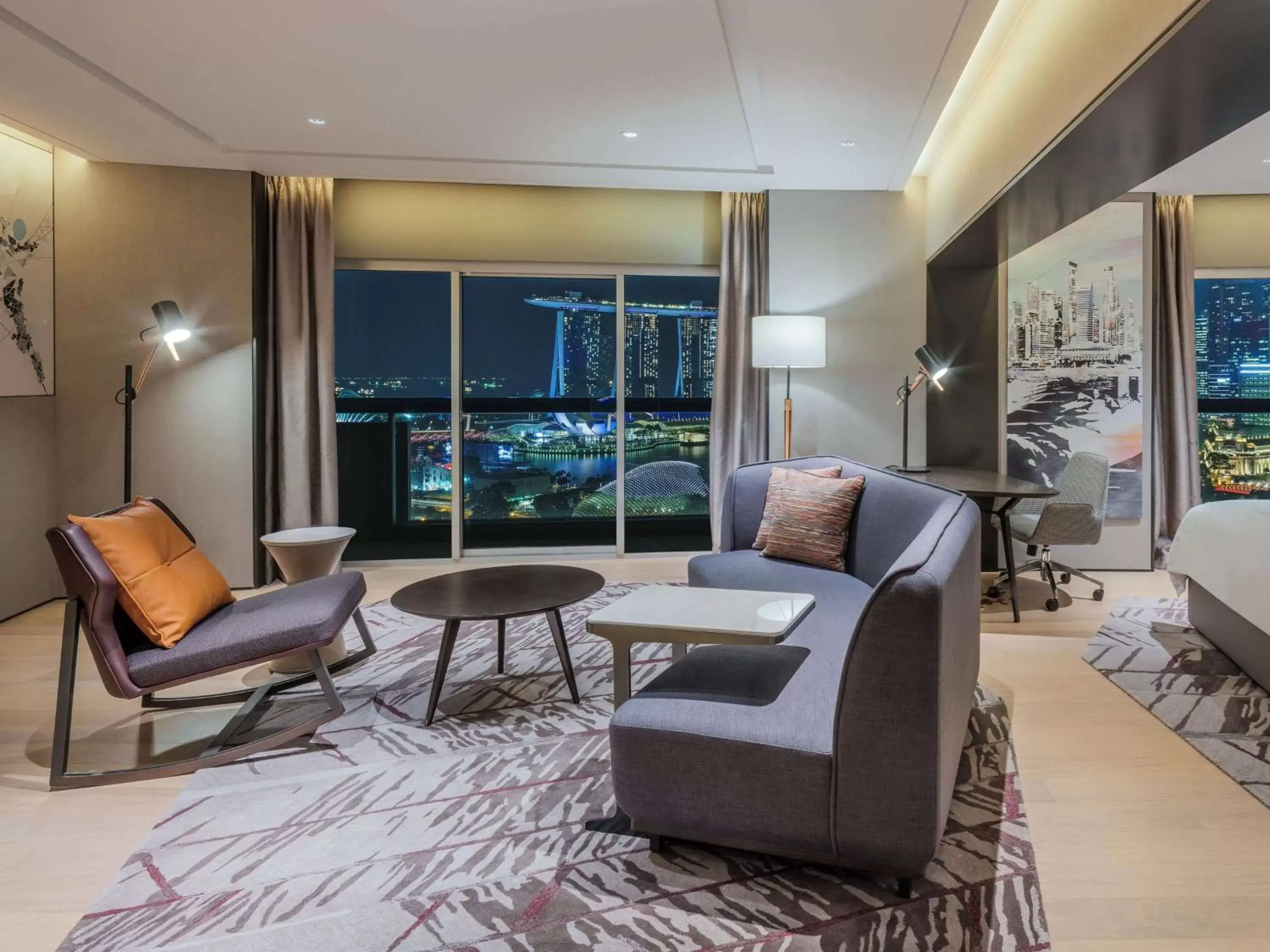 Bedroom, Seating Area in Swissotel The Stamford