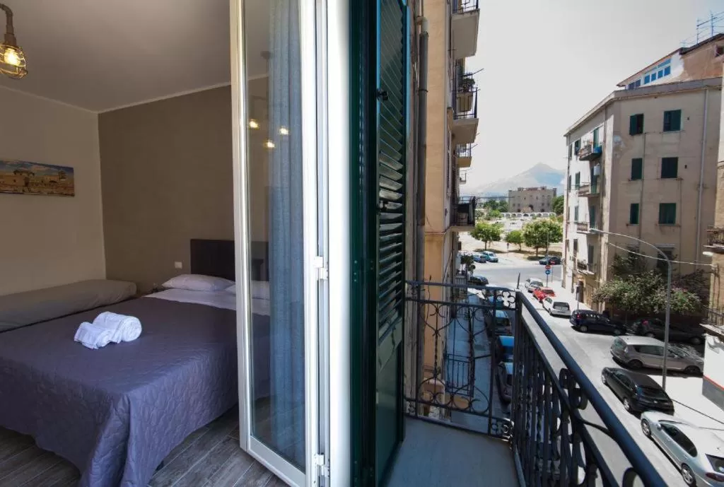 View (from property/room), Bed in Il Genoardo Della Zisa