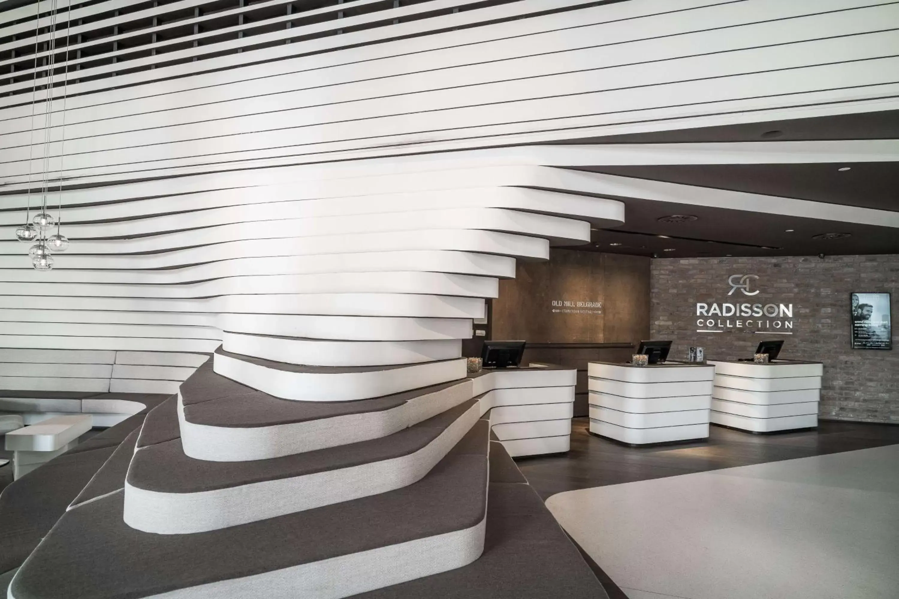 Lobby or reception in Radisson Collection Hotel, Old Mill Belgrade Lobby or reception in Radisson Collection Hotel, Old Mill Belgrade