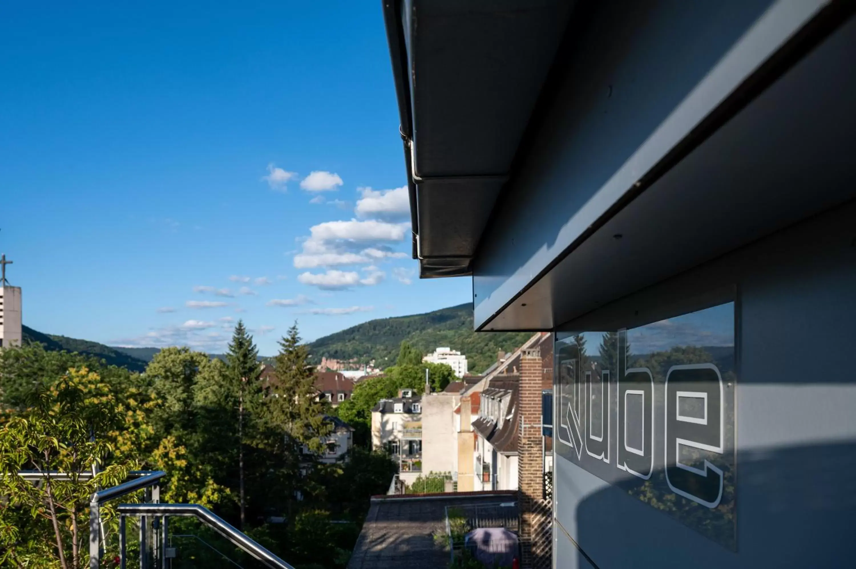 Balcony/Terrace in Qube Hotel Bergheim