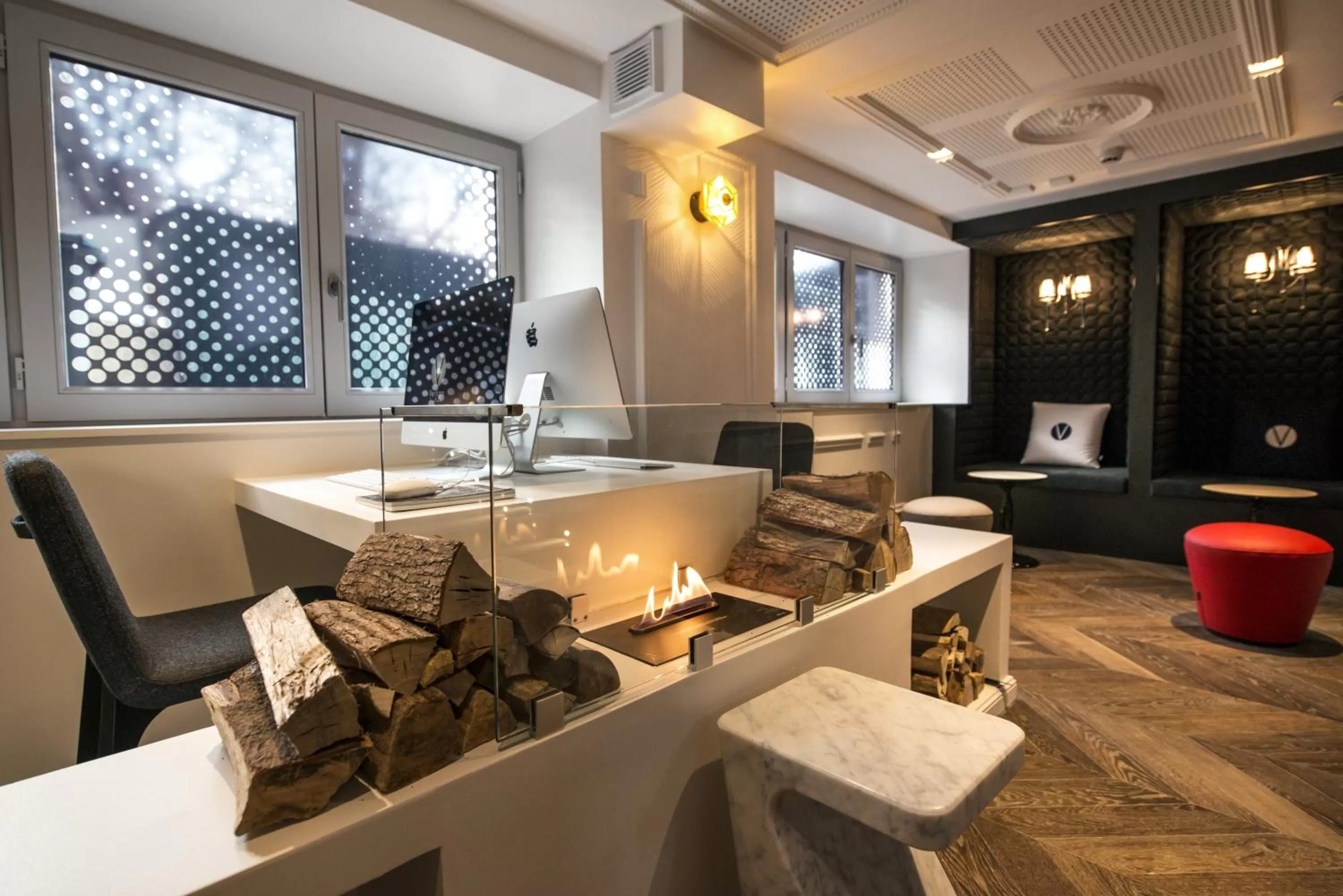 Library in Vertigo Hotel, Dijon, a Member of Design Hotels