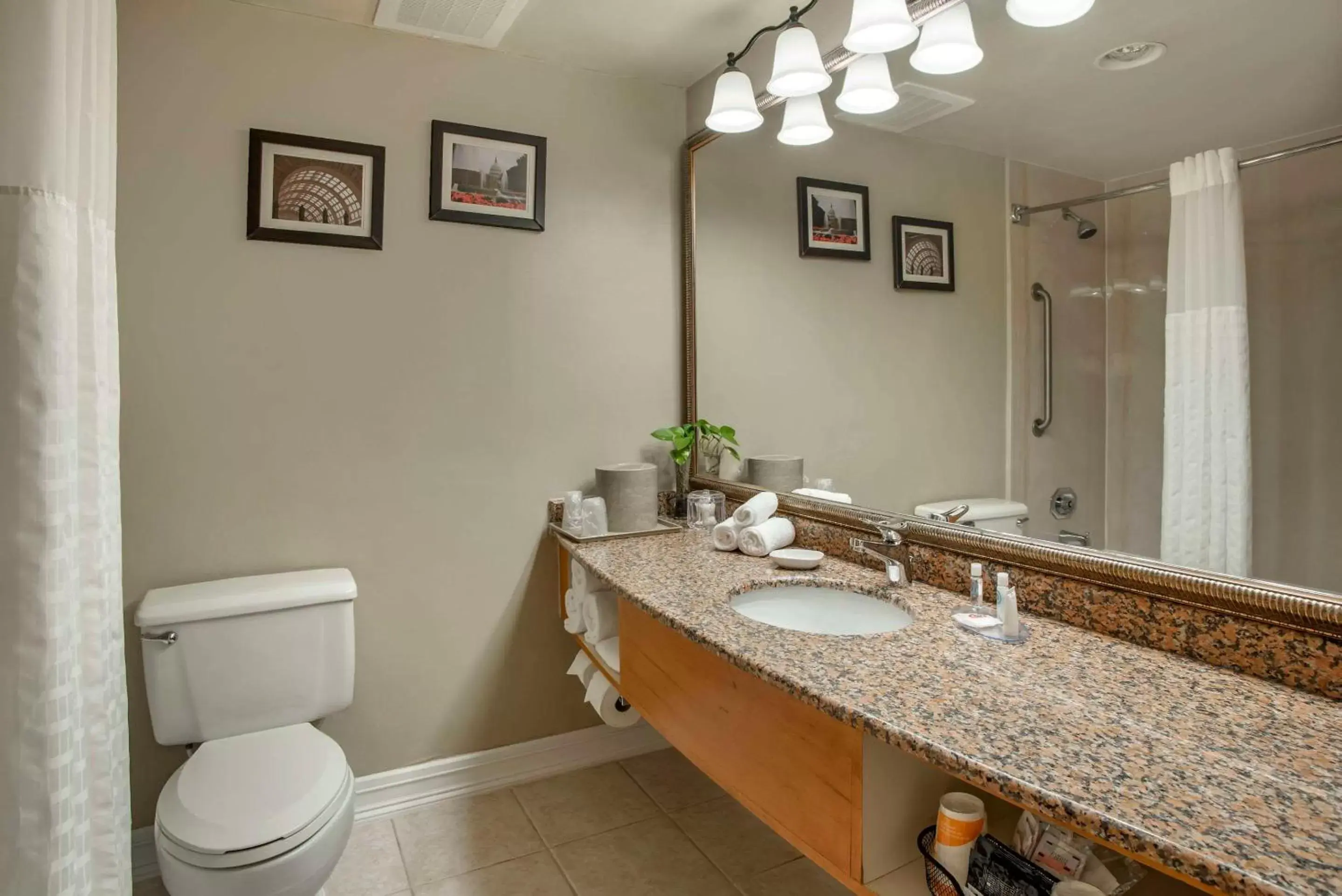 Bedroom, Bathroom in Comfort Inn Shady Grove - Gaithersburg - Rockville