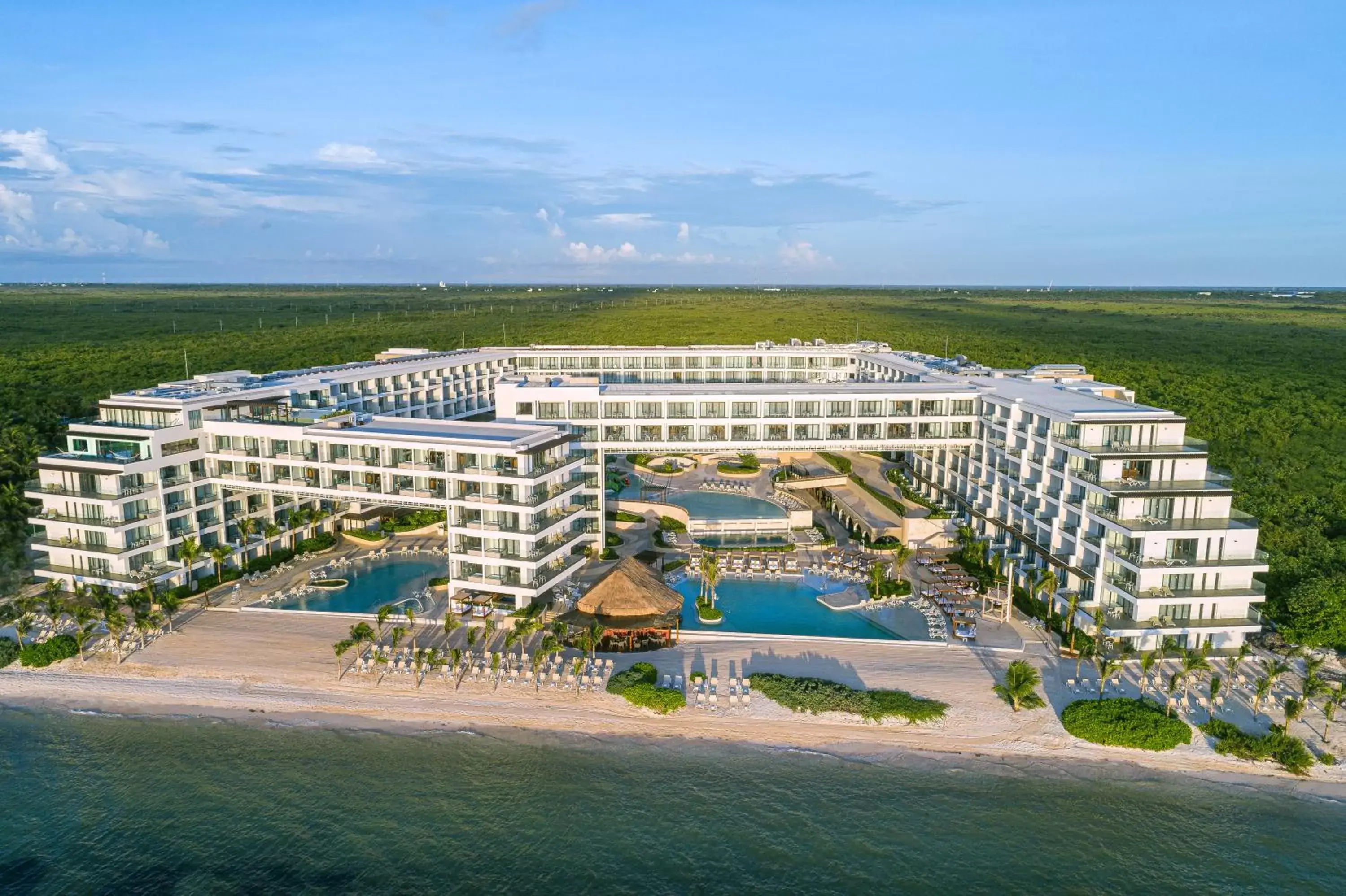 Bird's eye view, Bird's-eye View in Sensira Resort & Spa Riviera Maya All Inclusive