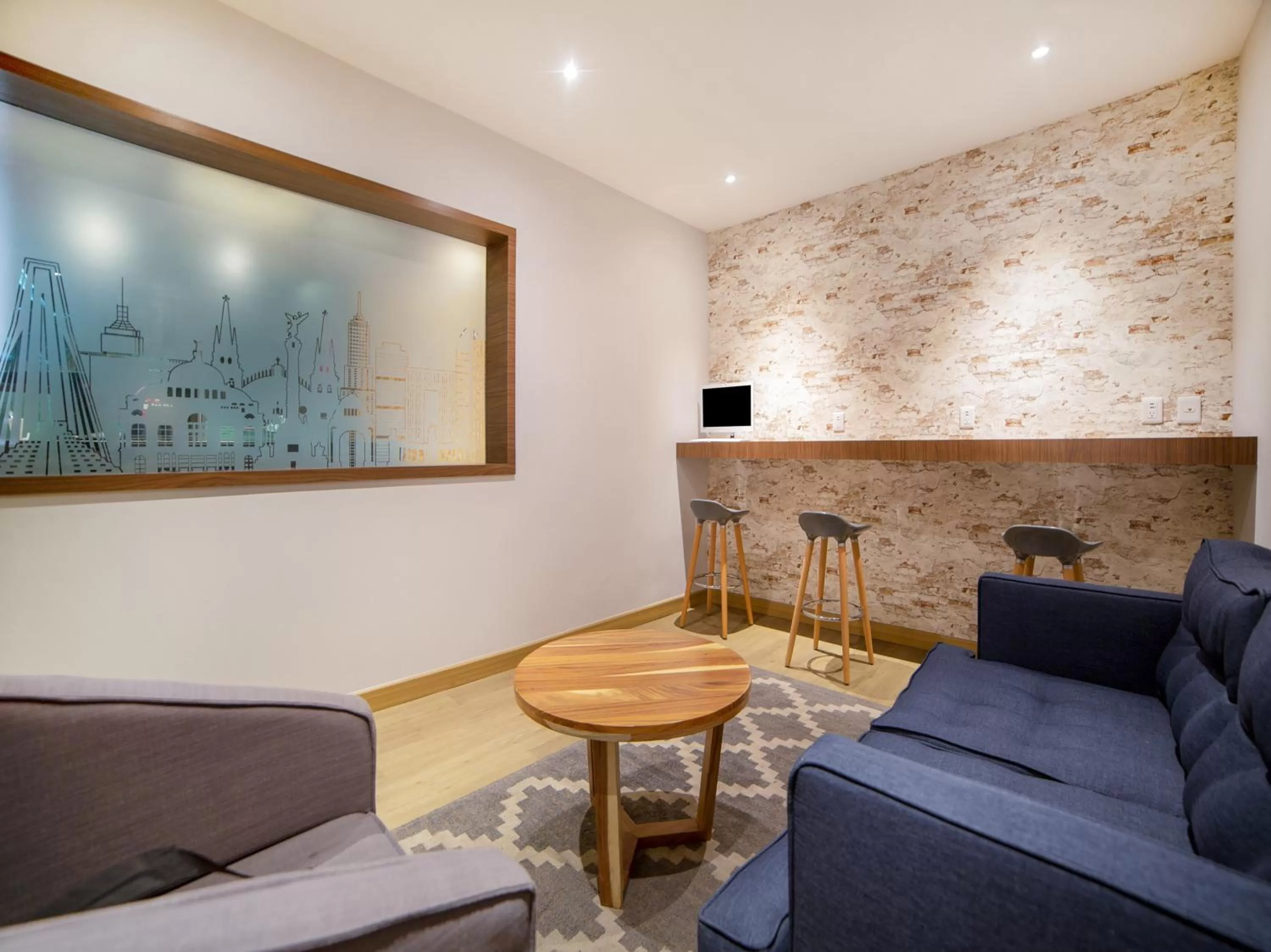 Lobby or reception in Hotel Monarca