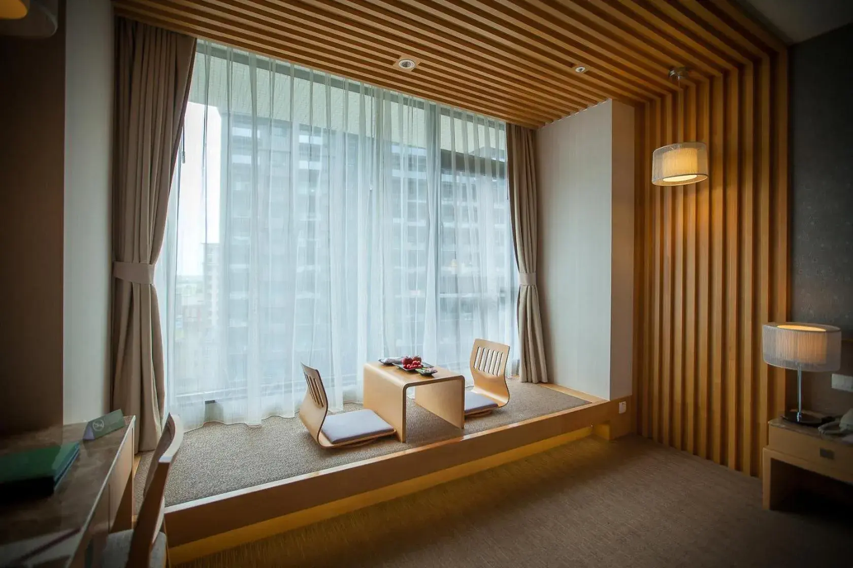 Seating area in Evergreen Resort Hotel Jiaosi