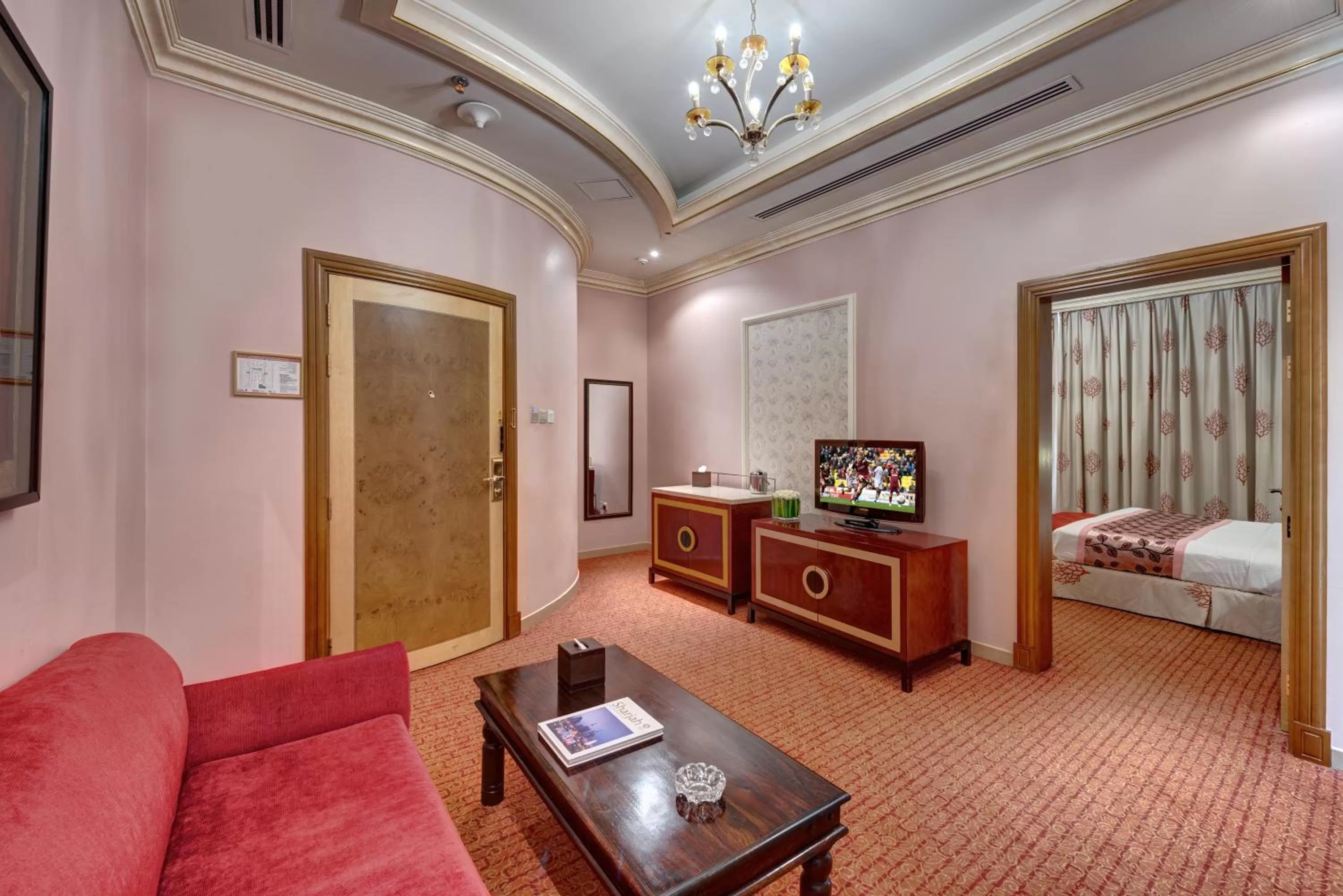 TV and multimedia, Bed in Sahara Beach Resort & Spa