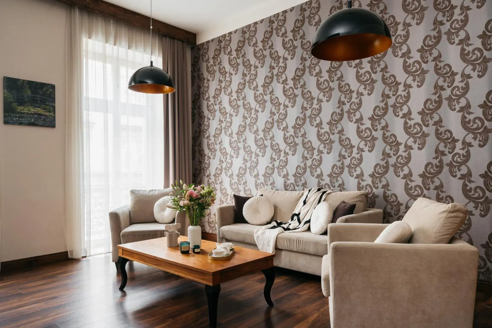 Living room, Seating Area in Topolowa Residence