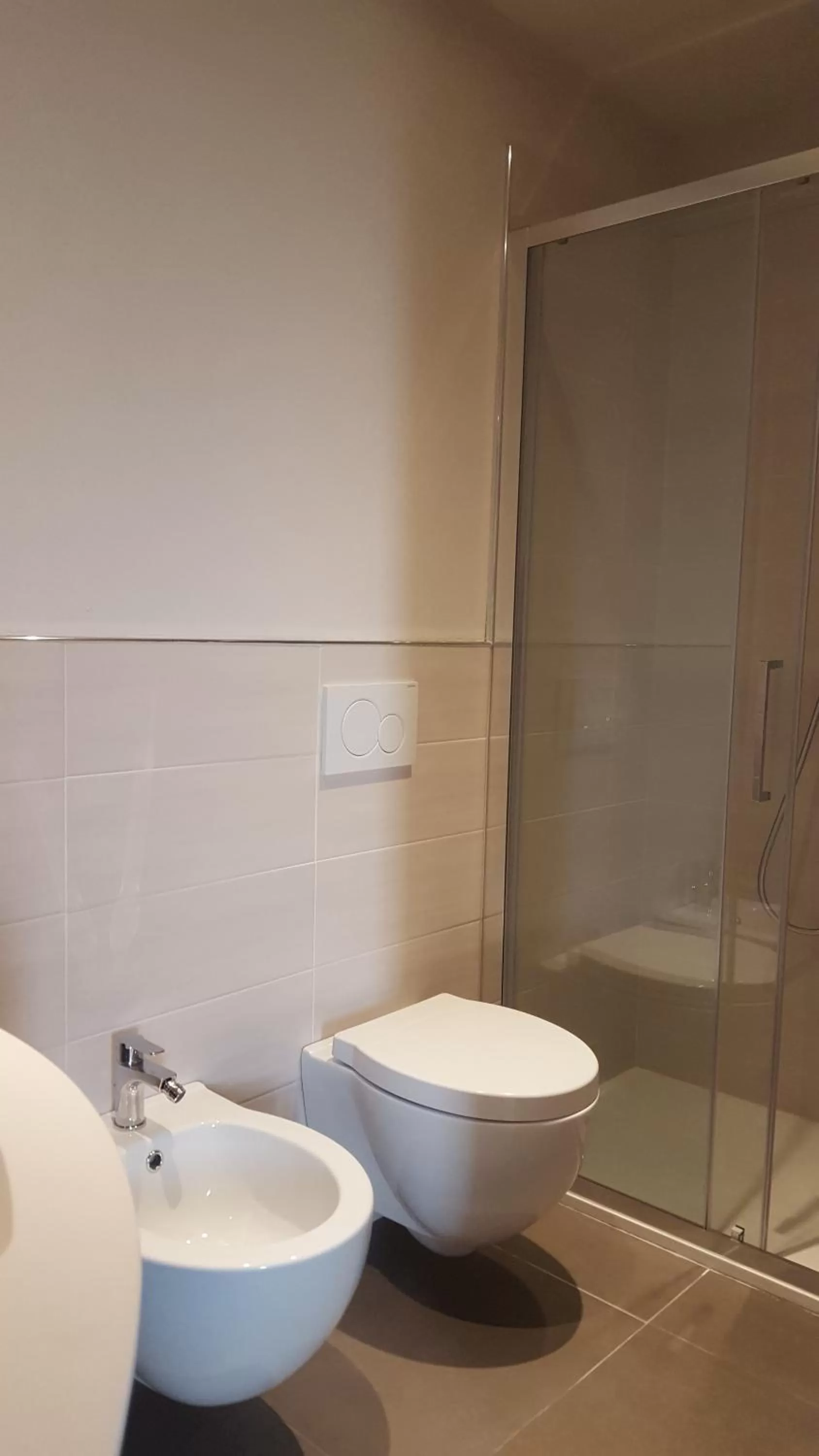 Shower in Hotel Villa Barsanti