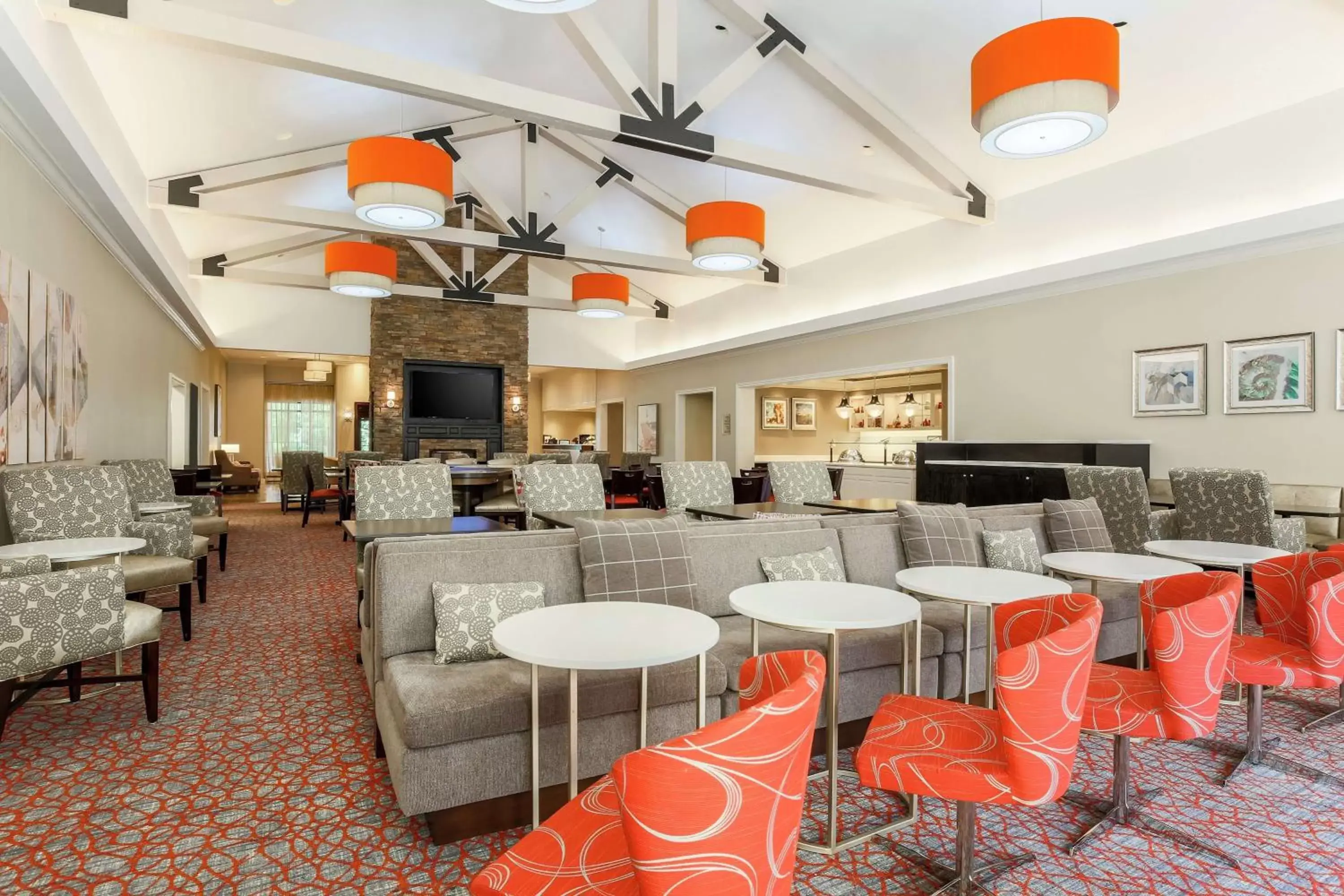 Lobby or reception in Homewood Suites by Hilton Long Island-Melville
