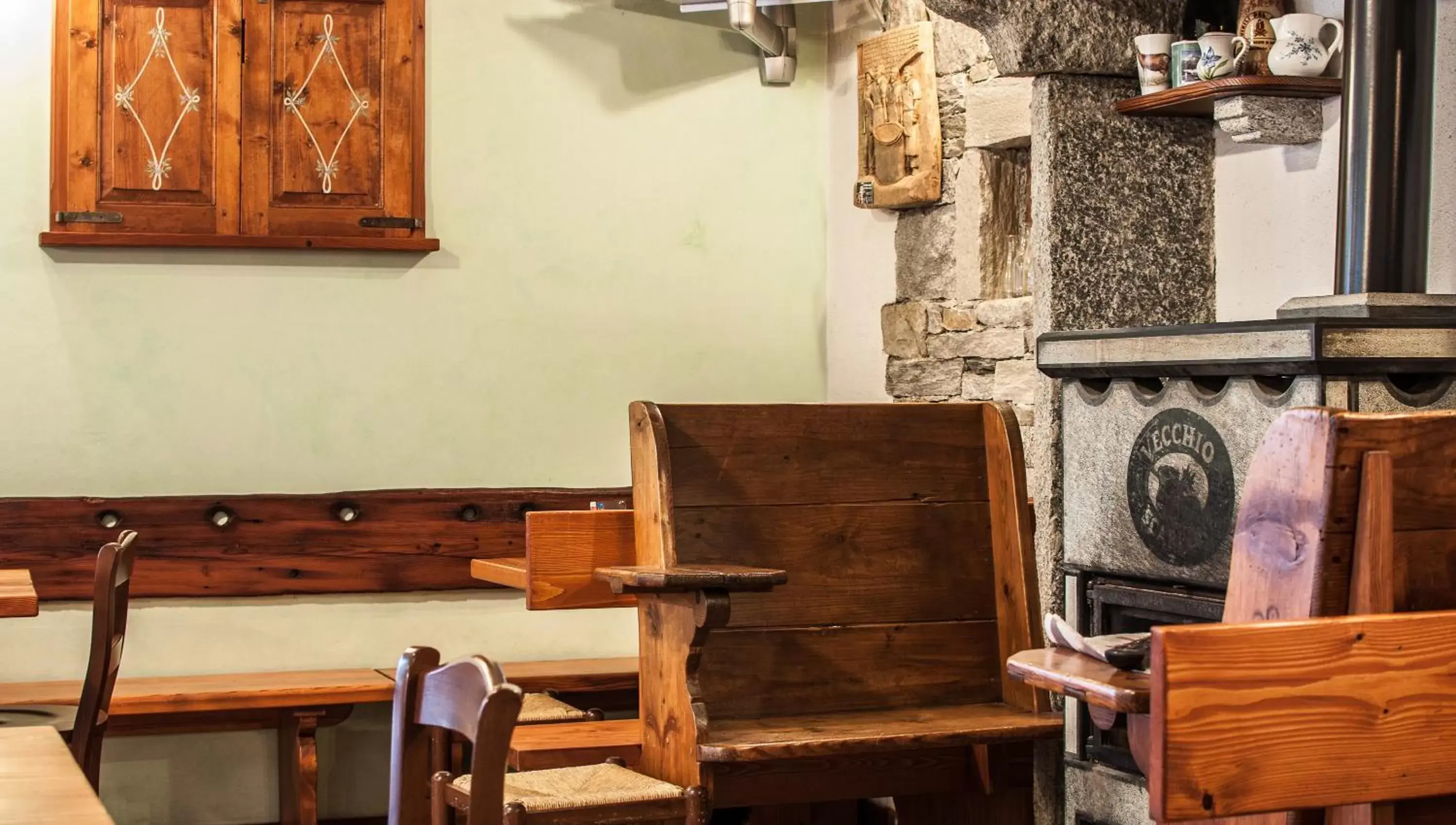 Restaurant/places to eat, Seating Area in Albergo Meublè Vecchio Scarpone