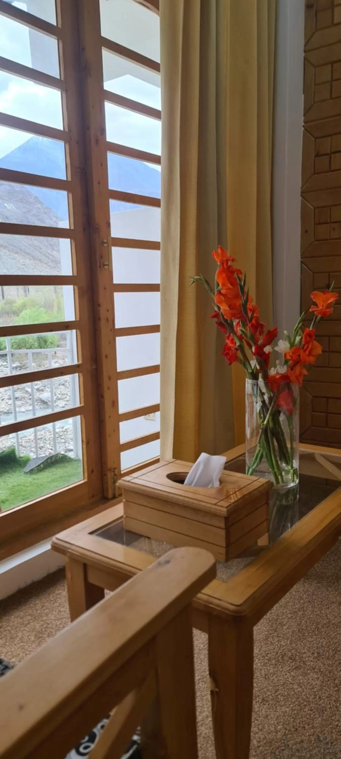 Mountain view in Indus Lodges Gilgit