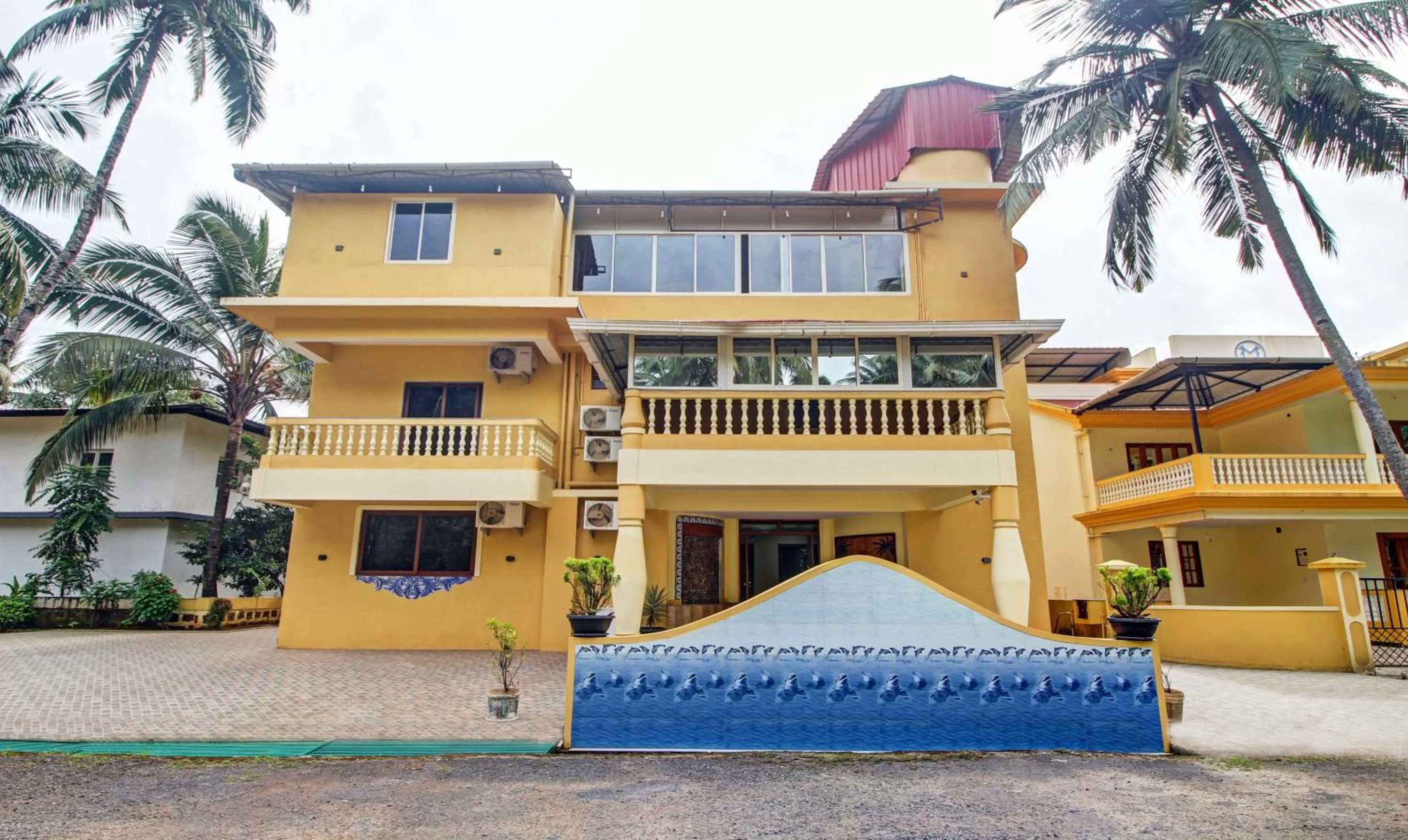 Property building in Treebo Majestic Palms, 2 Km From Colva Beach