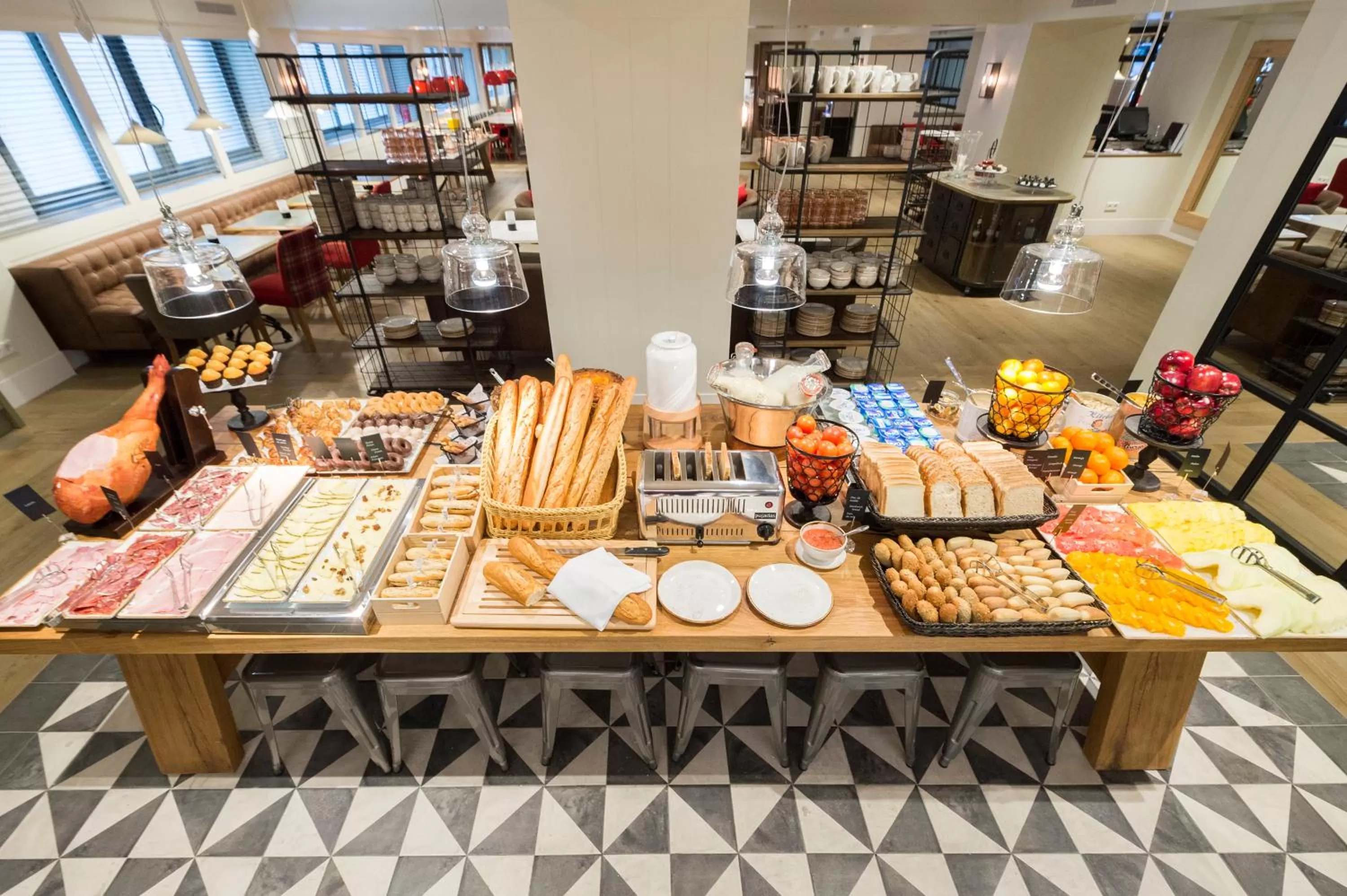 Buffet breakfast in Hotel Barcelona Universal