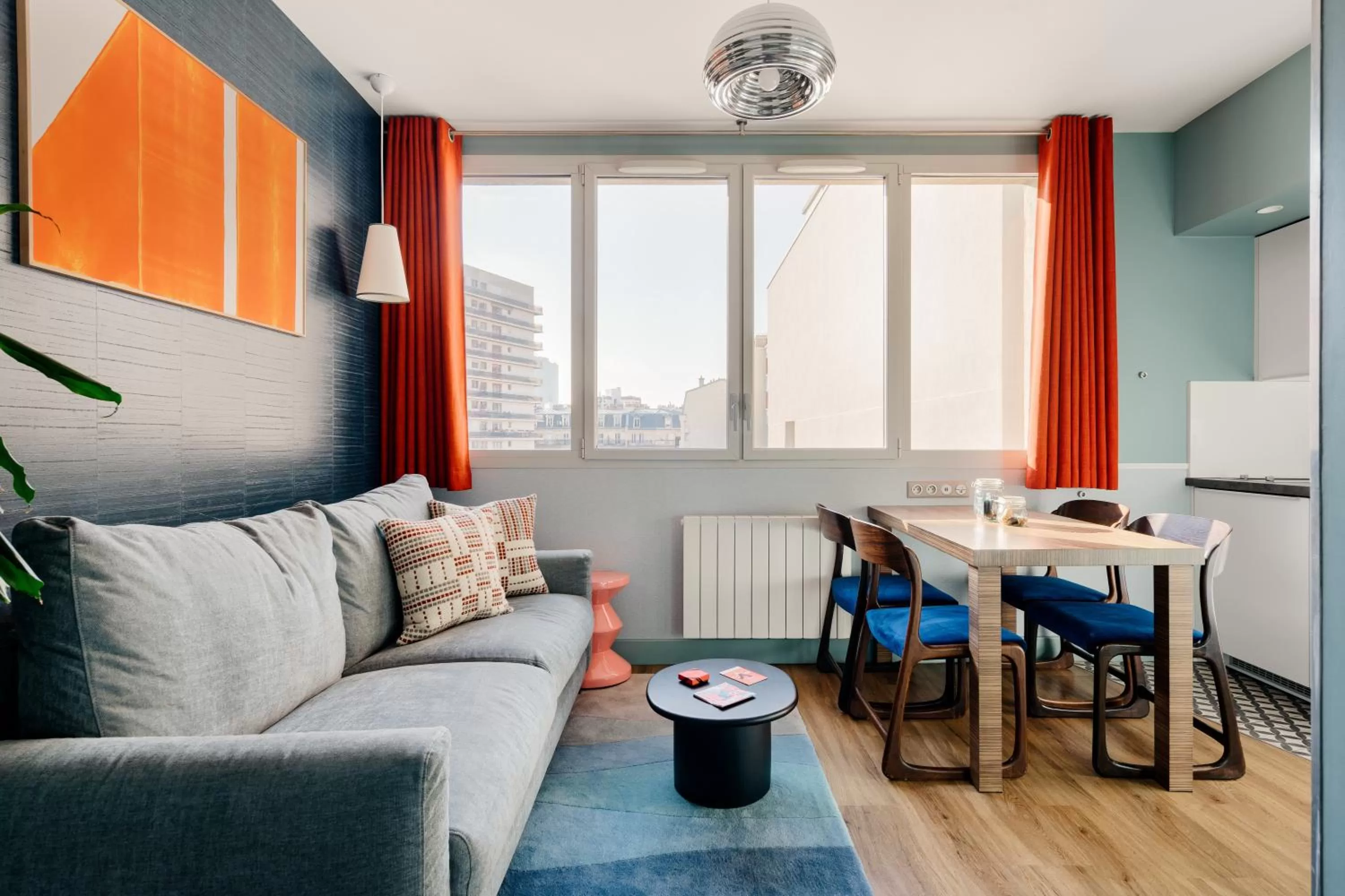 Living room in Edgar Suites Expo Paris Porte de Versailles