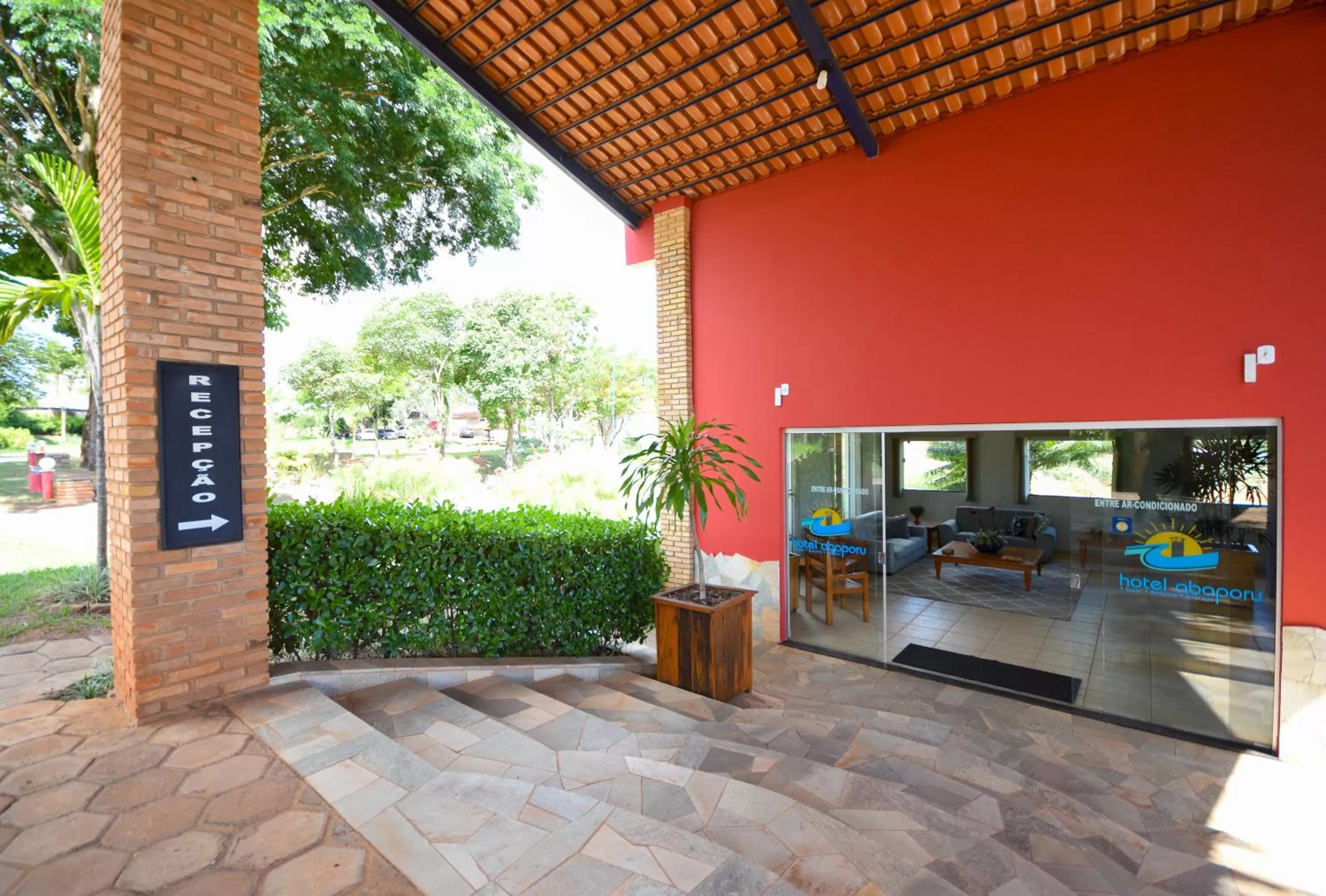 Lobby or reception in HOTEL ABAPORU