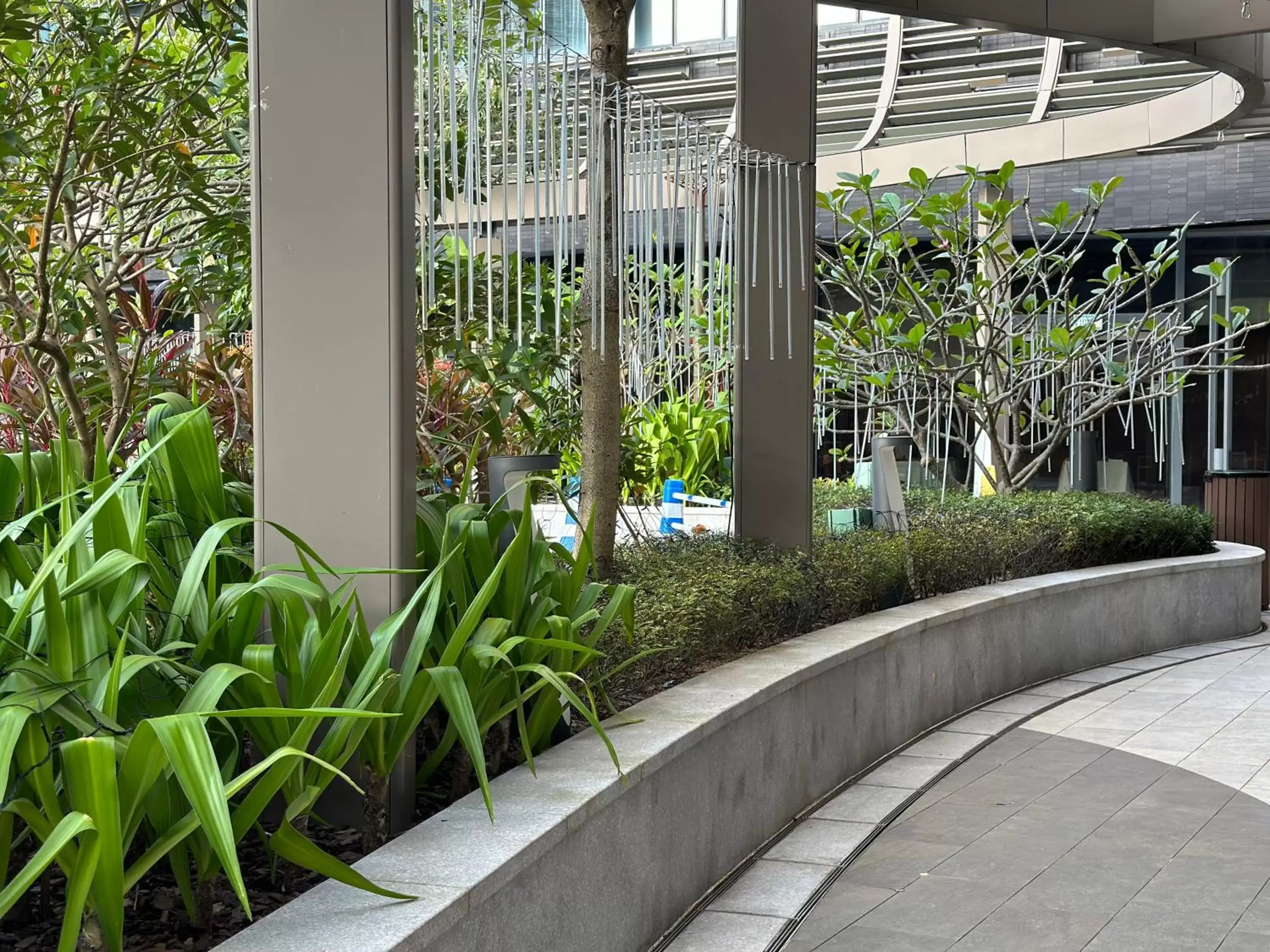 Garden view in Hong Kong Ocean Park Marriott Hotel