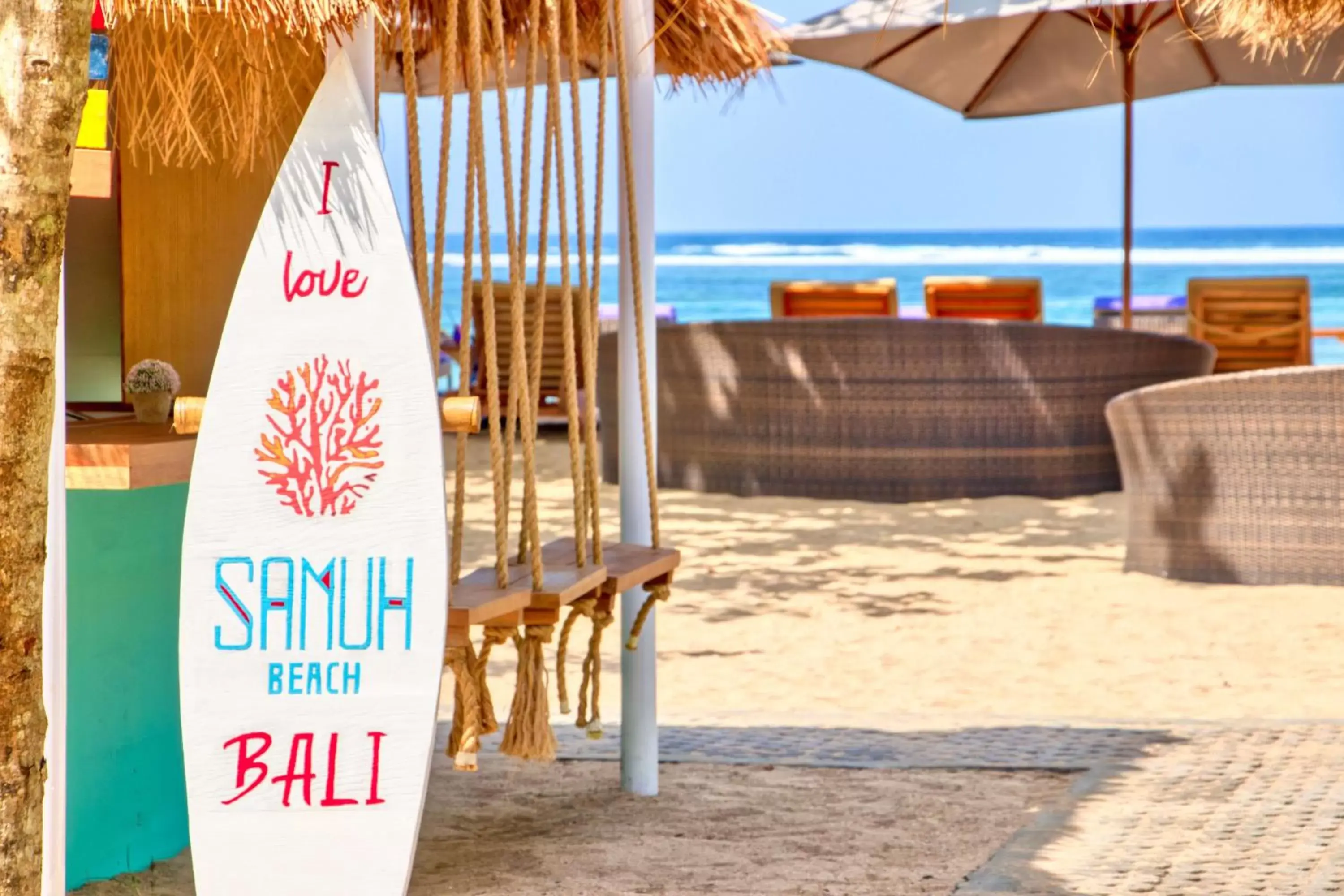 Beach in The Sakala Resort Bali All Suites CHSE Certified