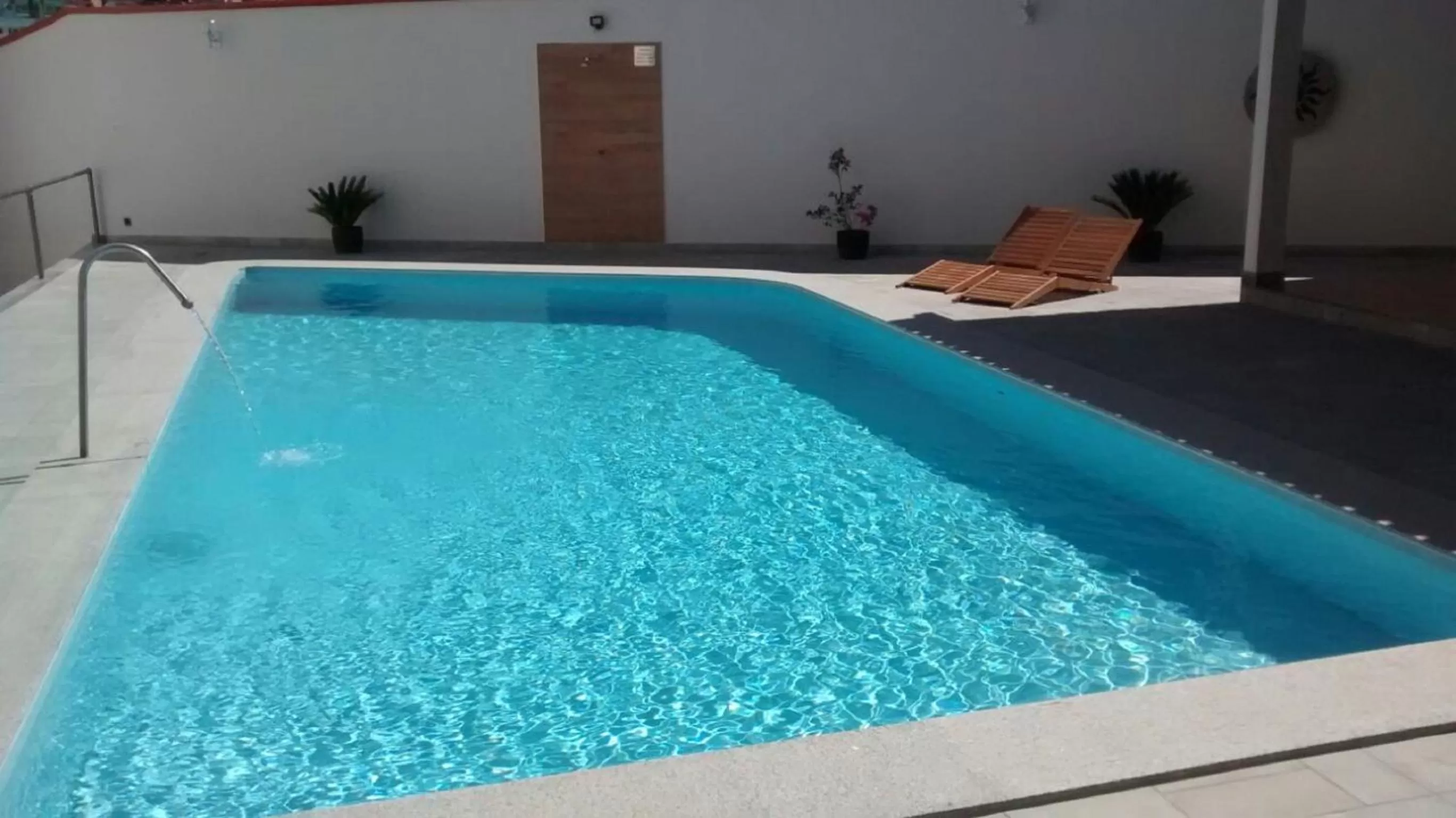 Pool view in Hotel Porto do Sol