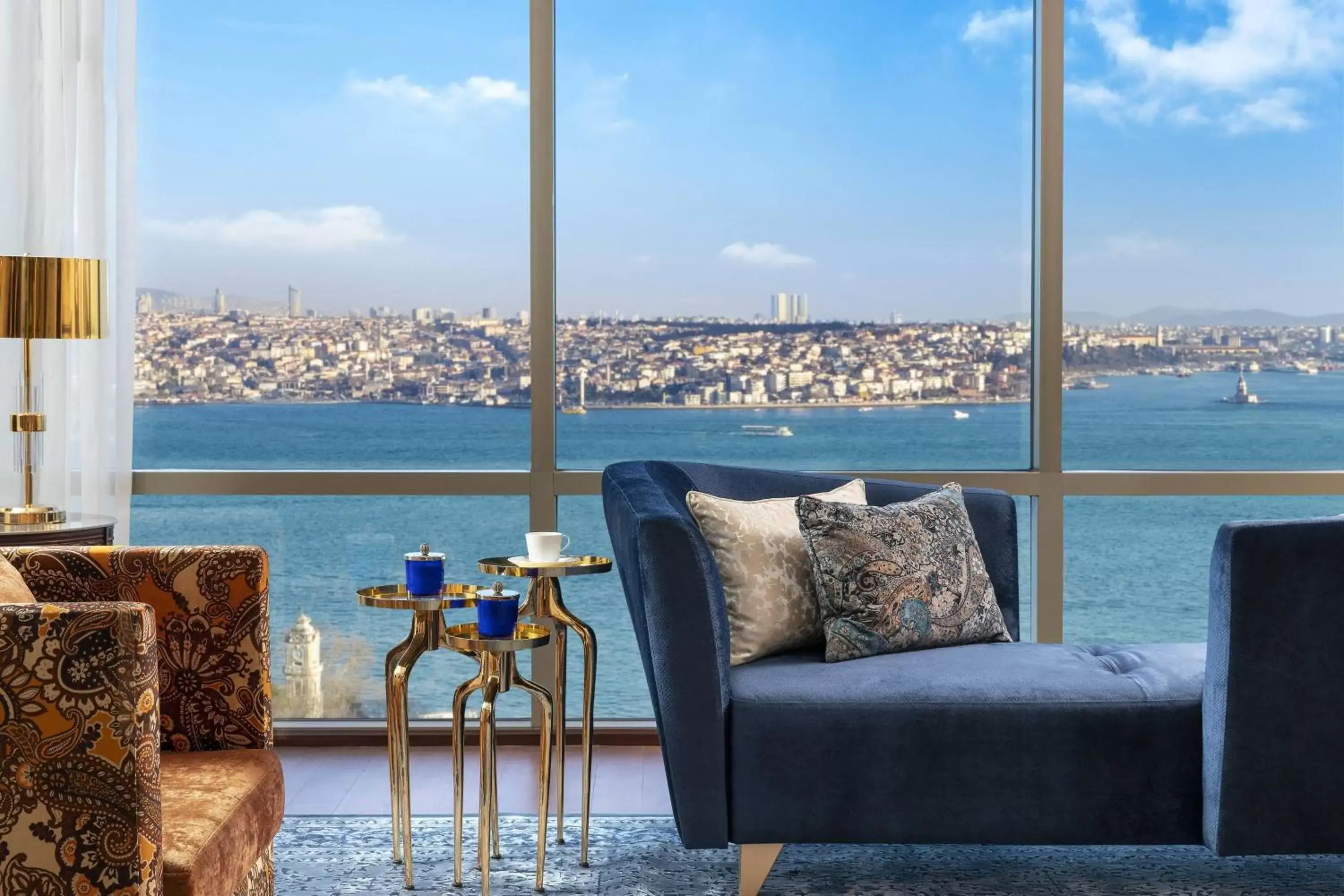 Bedroom in The Ritz-Carlton, Istanbul at the Bosphorus