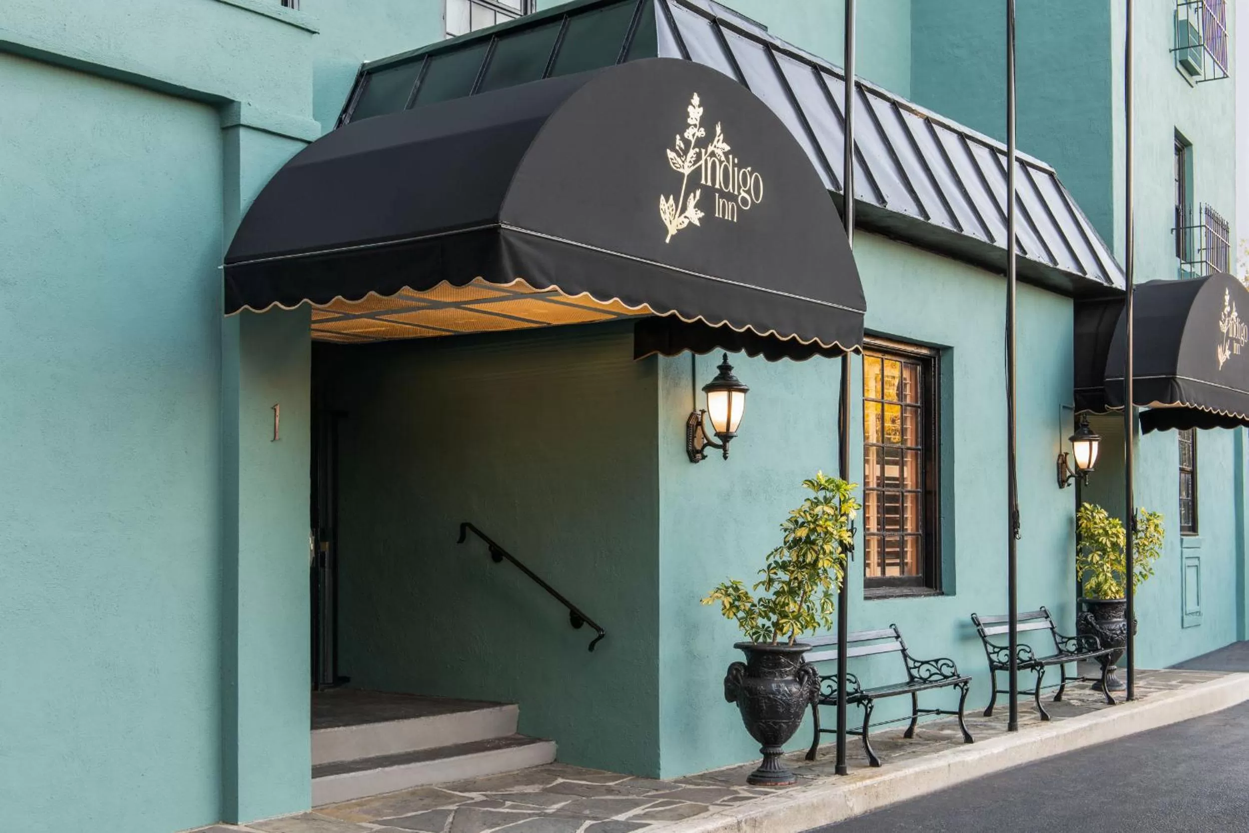 Property building in Indigo Inn