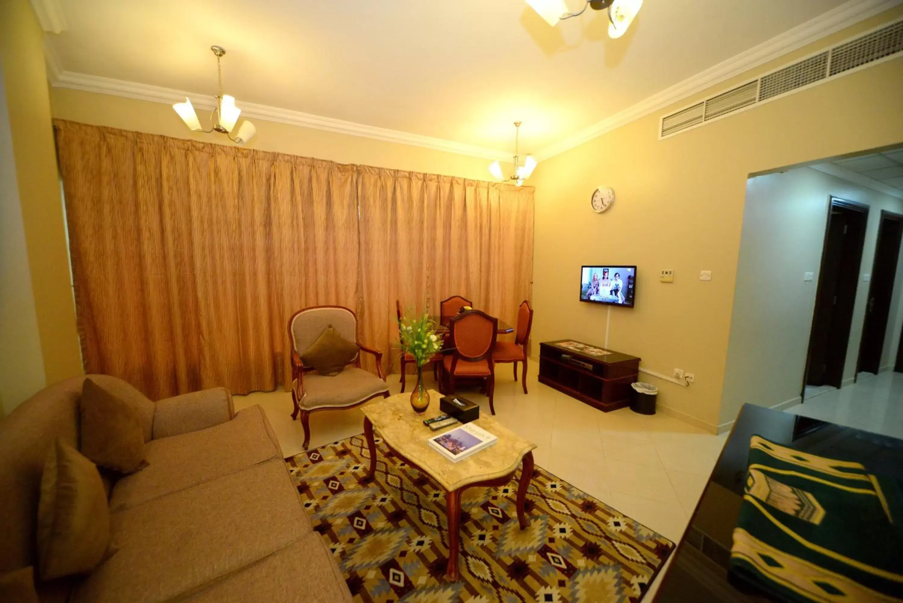Living room, Seating Area in Emirates Stars Hotel Apartments Sharjah