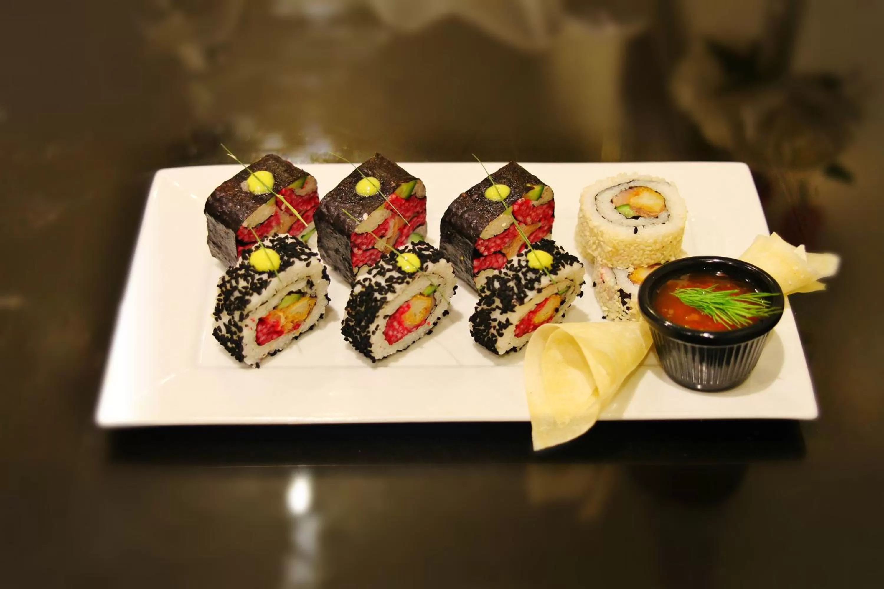 Food close-up in Carawan Al Fahad Hotel