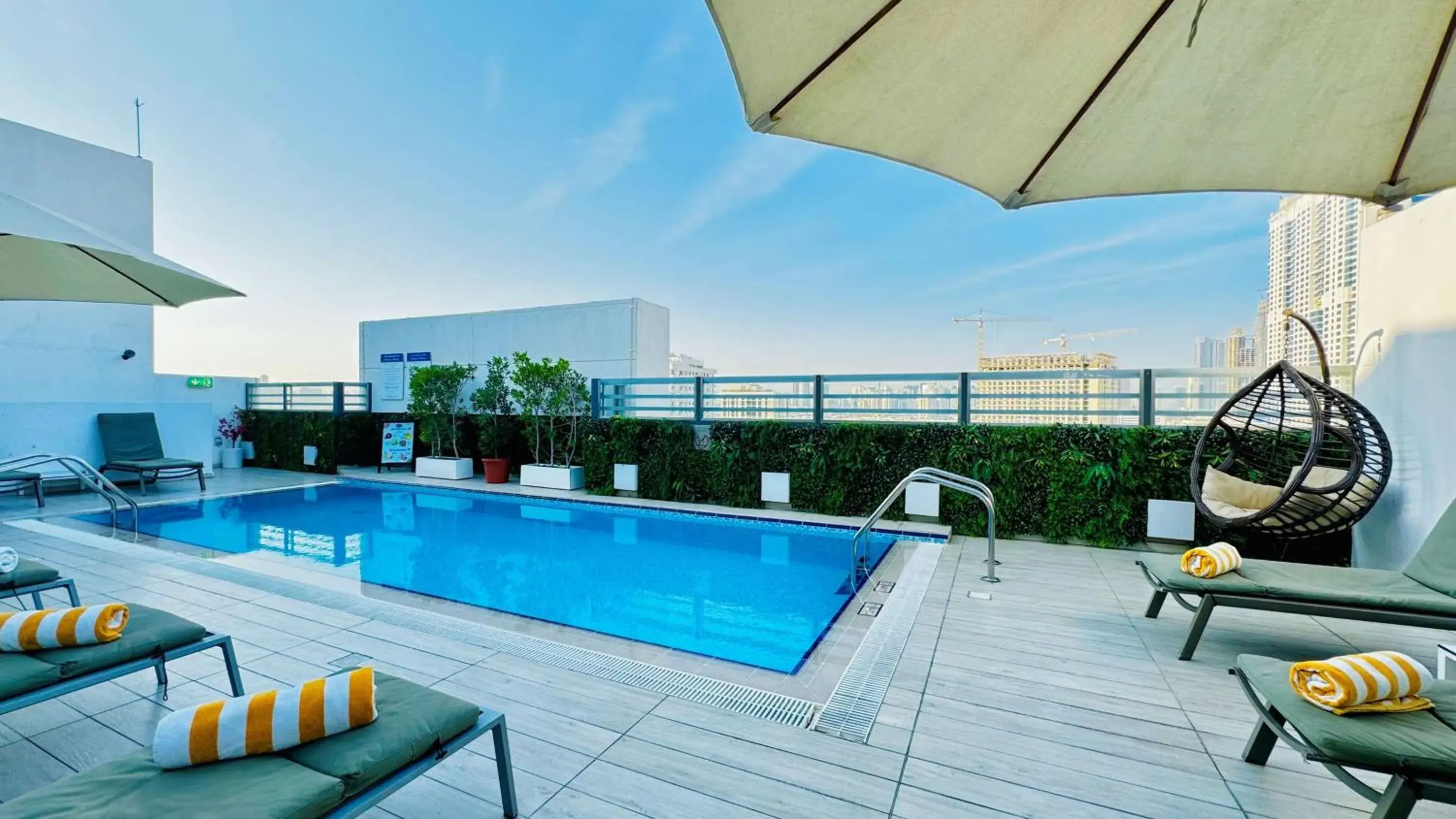 Pool view, Swimming Pool in Hampton By Hilton Dubai Al Barsha
