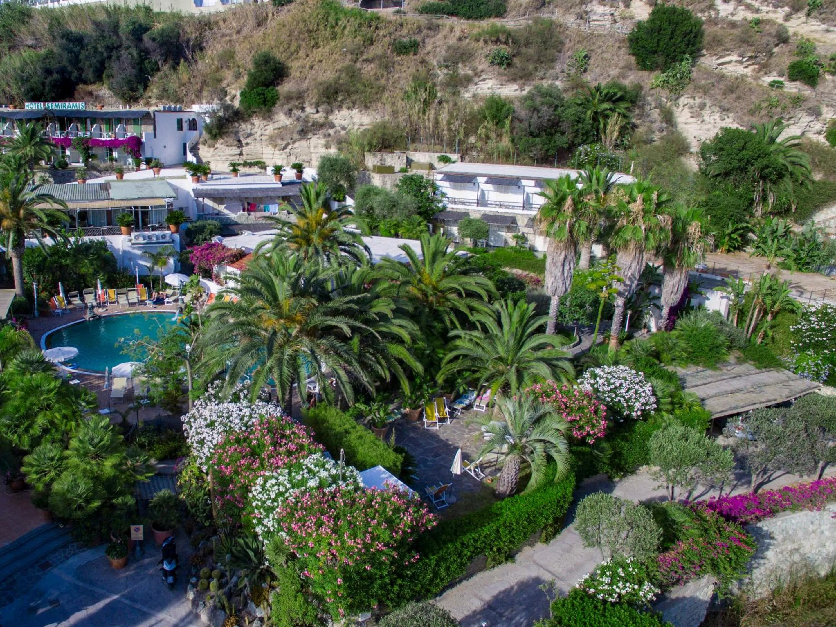 Bird's eye view in Semiramis Hotel De Charme & Pools