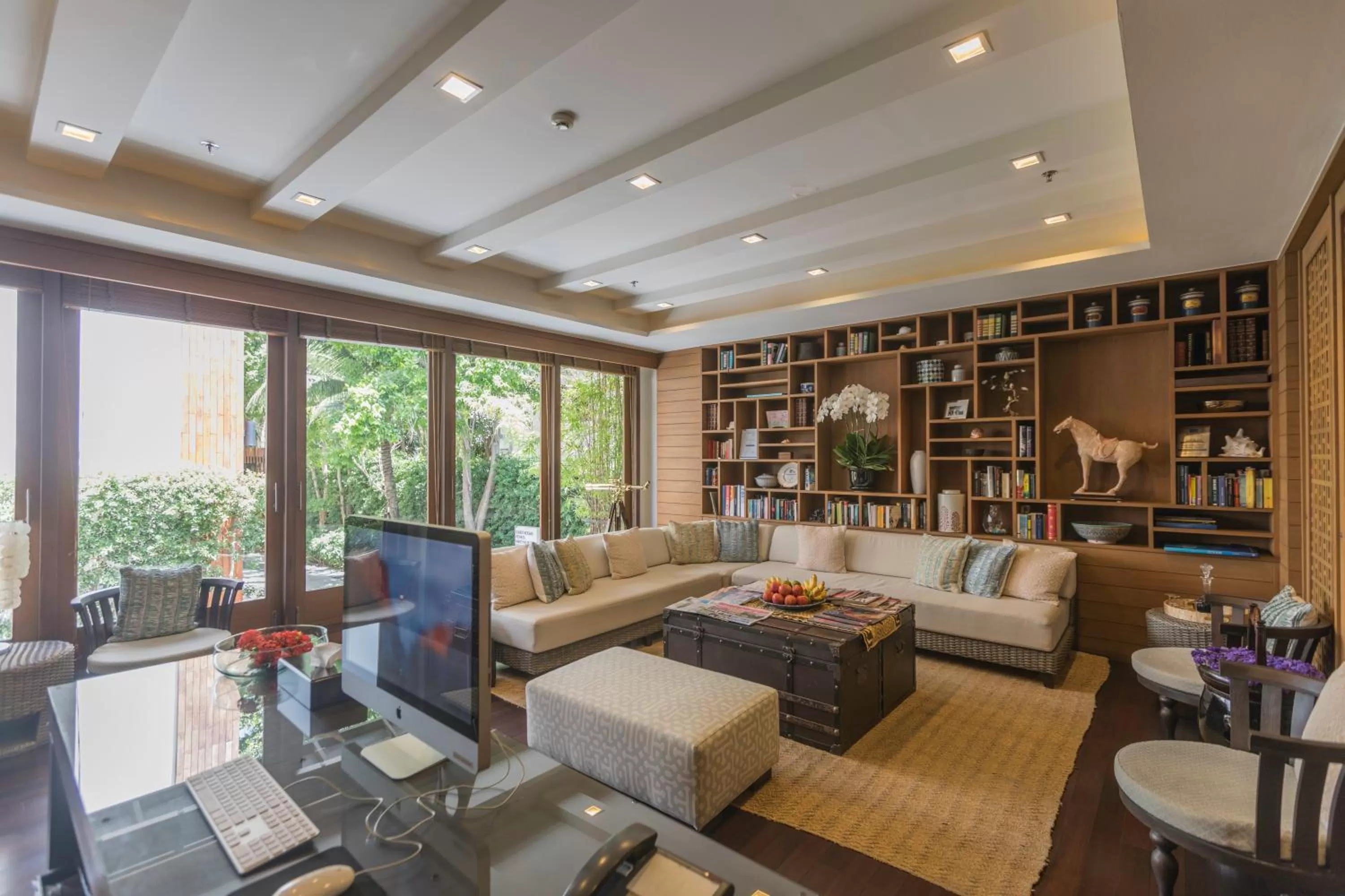 Library in Cape Nidhra Hotel