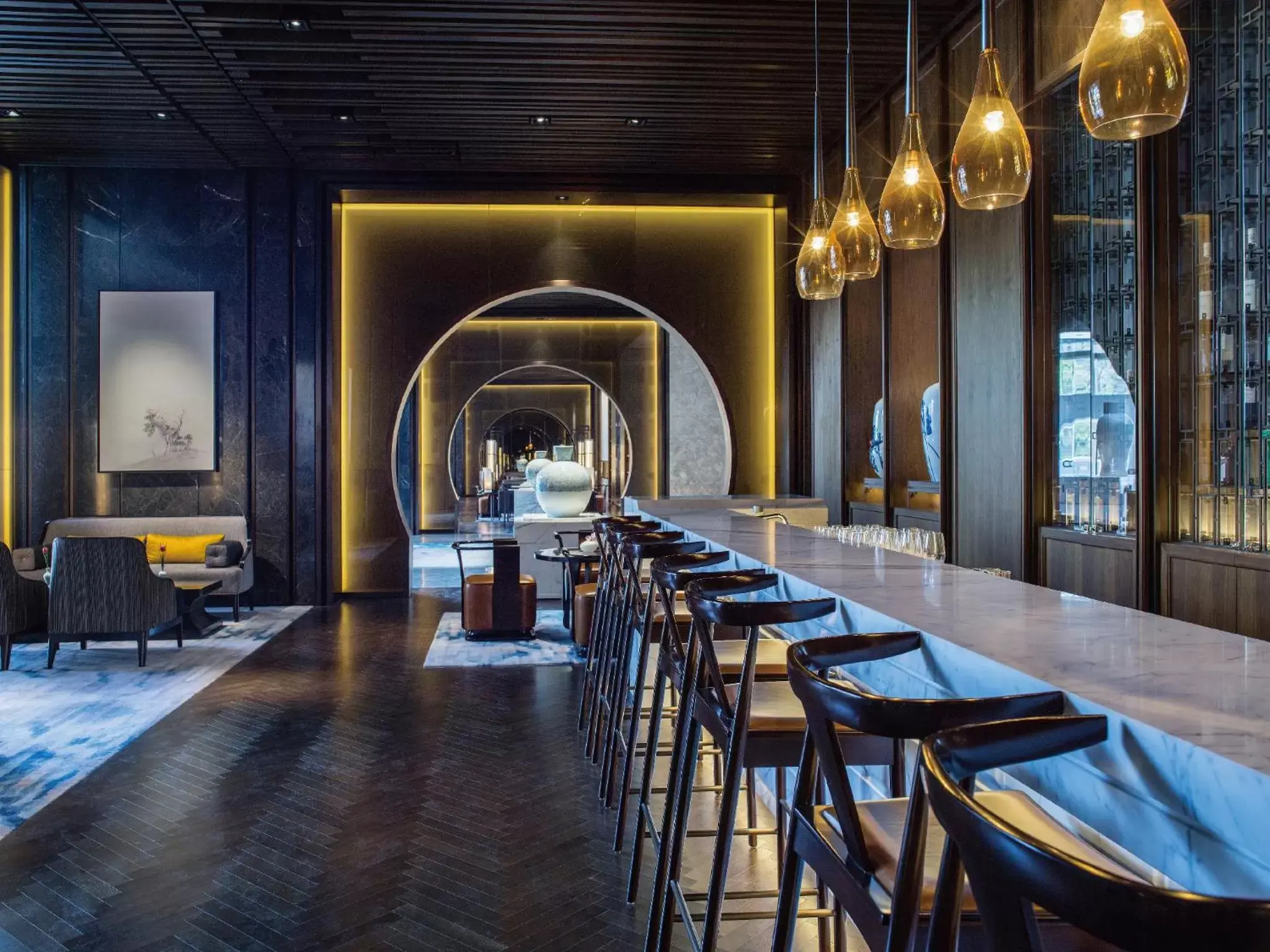 Lounge or bar, Restaurant/Places to Eat in NUO Hotel Beijing