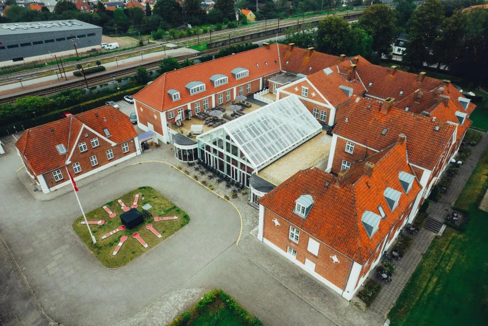 Property building, Bird's-eye View in Milling Hotel Park