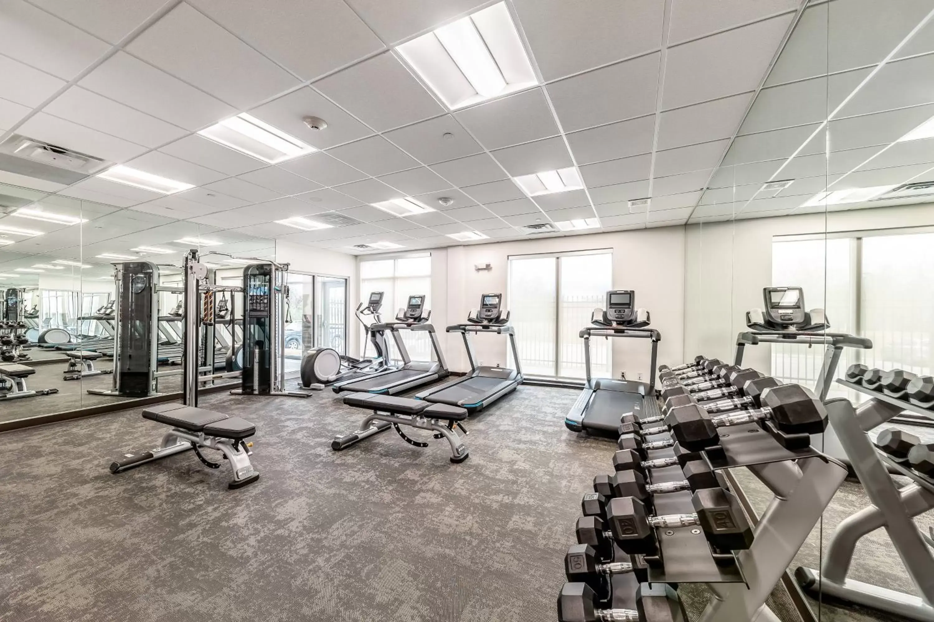 Fitness centre/facilities, Fitness Center/Facilities in Fairfield Inn & Suites by Marriott Gainesville I-35