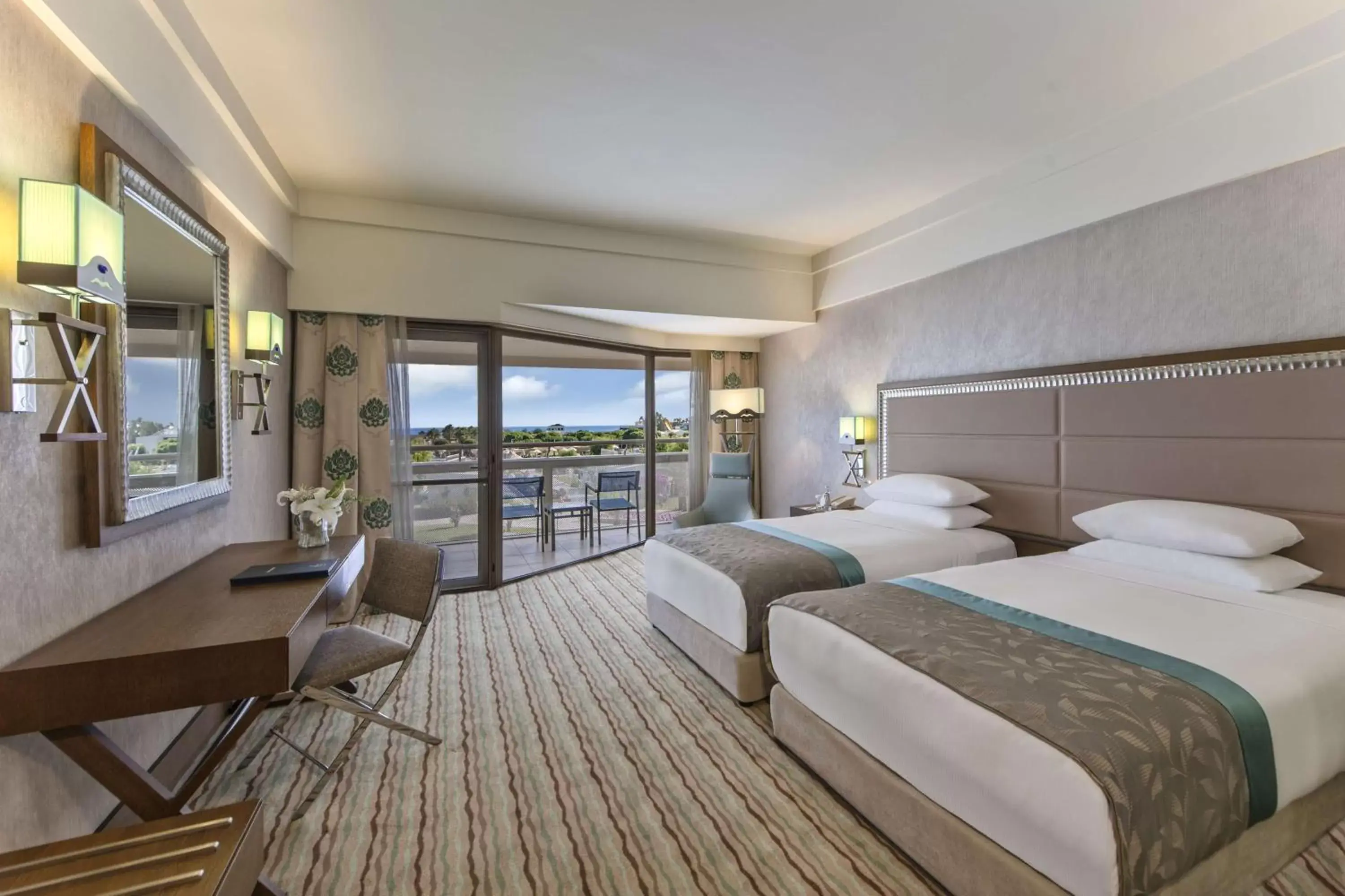 Bed in Hilton Dalaman Sarigerme Resort & Spa Bed in Hilton Dalaman Sarigerme Resort & Spa
